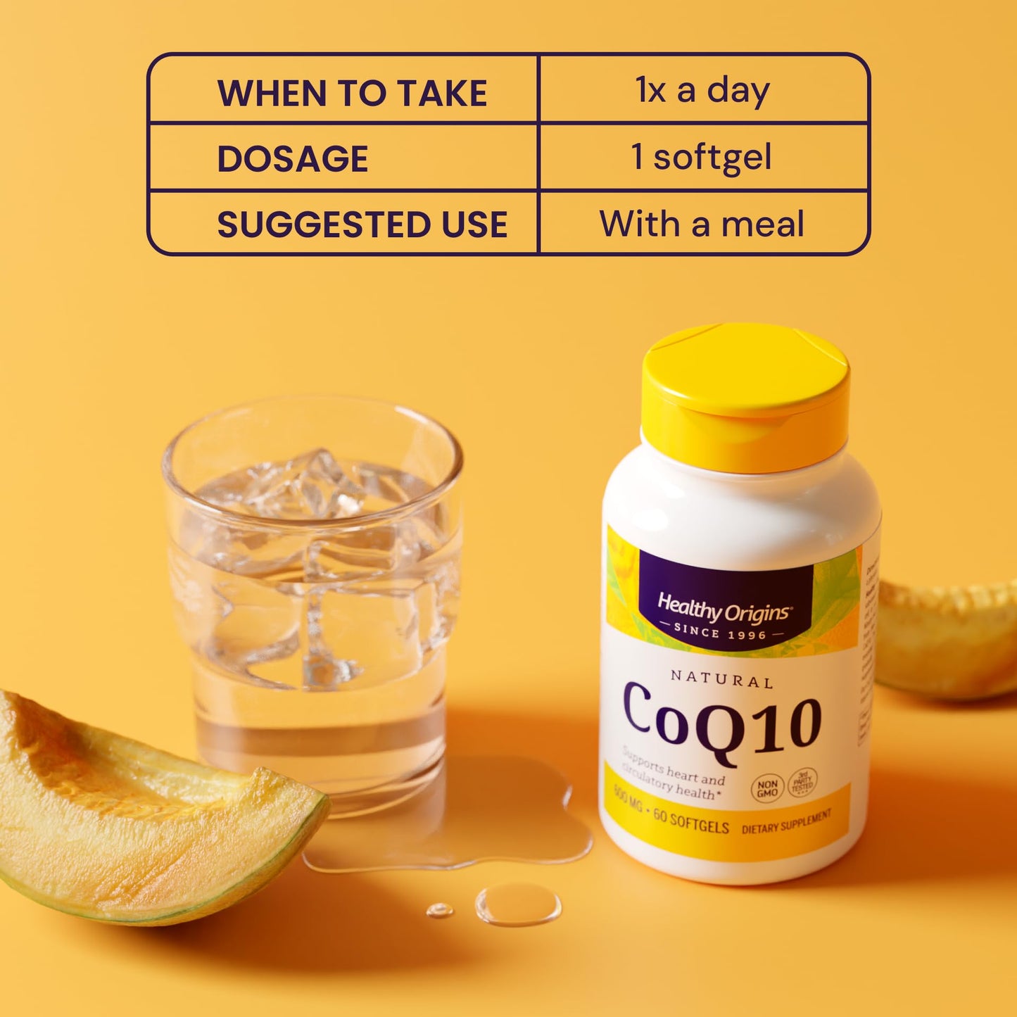 Healthy Origins CoQ10 600 mg Softgels 60 Count