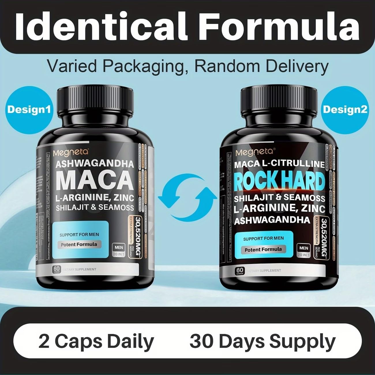 MEGNETA Root Complex with L-Arginine & L-Citrulline, 60 Capsules
