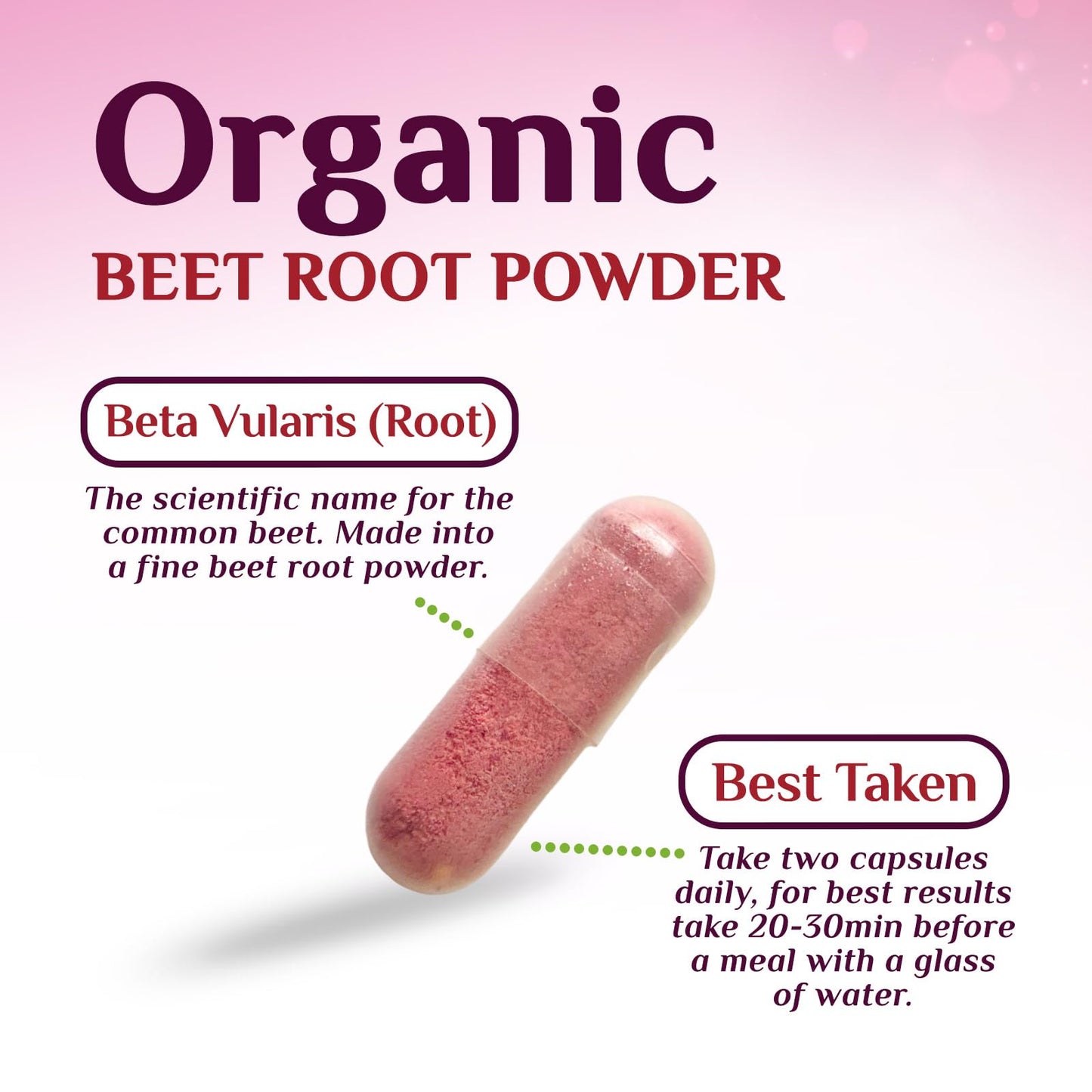 Nature's Peak Beet Root Capsules 60 Count