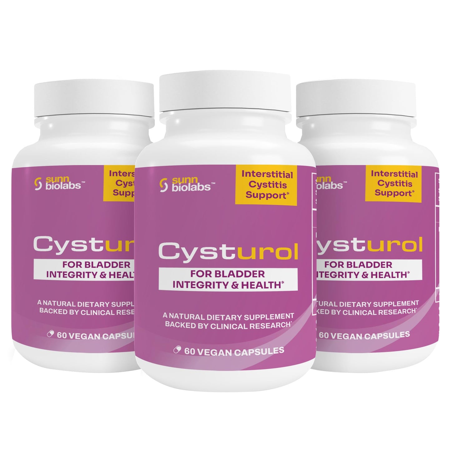 SUNN BIOLABS CYSTUROL Bladder Support Supplement Capsule, 180 Count