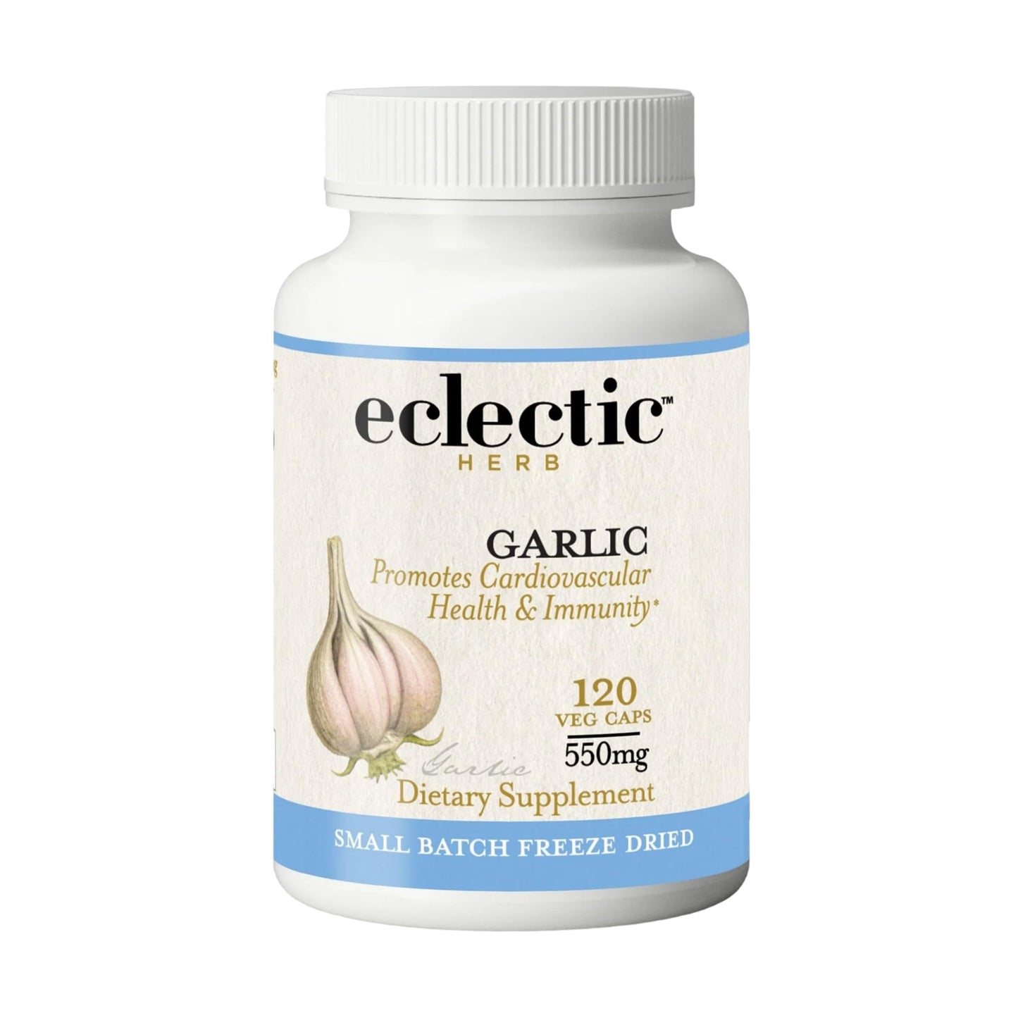 ECLECTIC INSTITUTE Garlic Capsules, 90 Count