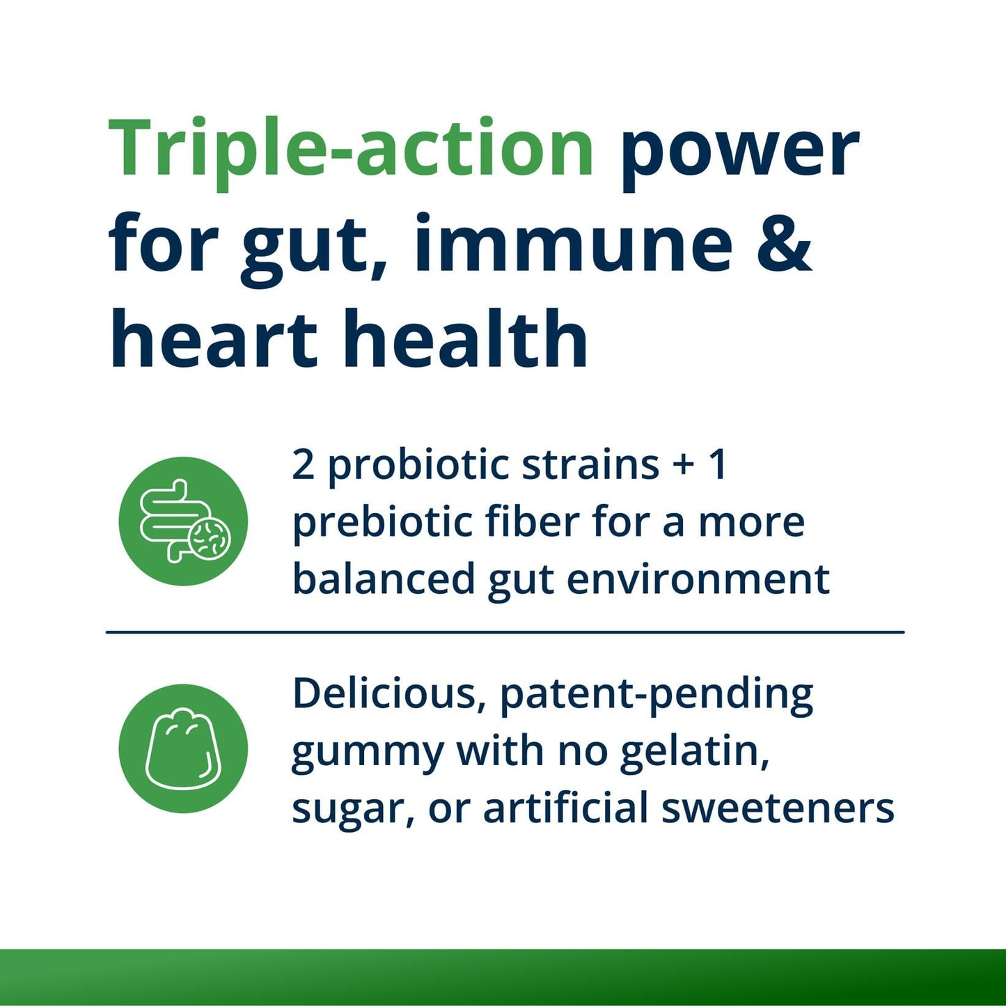 Metagenics UltraFlora 3 in 1 Daily Probiotic & Postbiotic Gummies, 60 Gummies