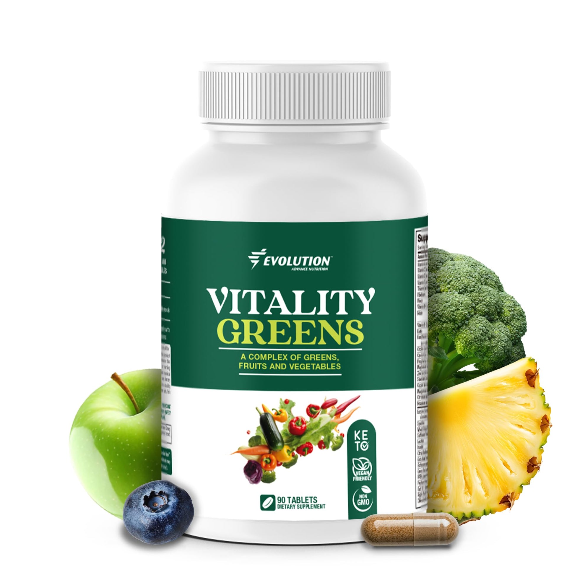 Evolution Advance Sport Nutrition Vitality Green 90 Tablets