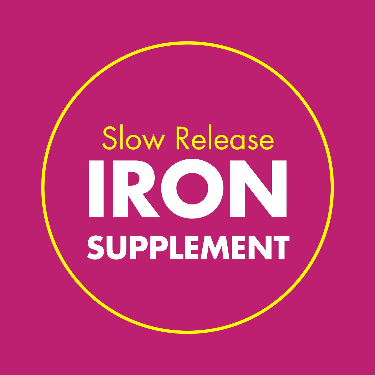 Slow Fe Iron Supplement 45mg Slow Release Tablet, 60 Tablets