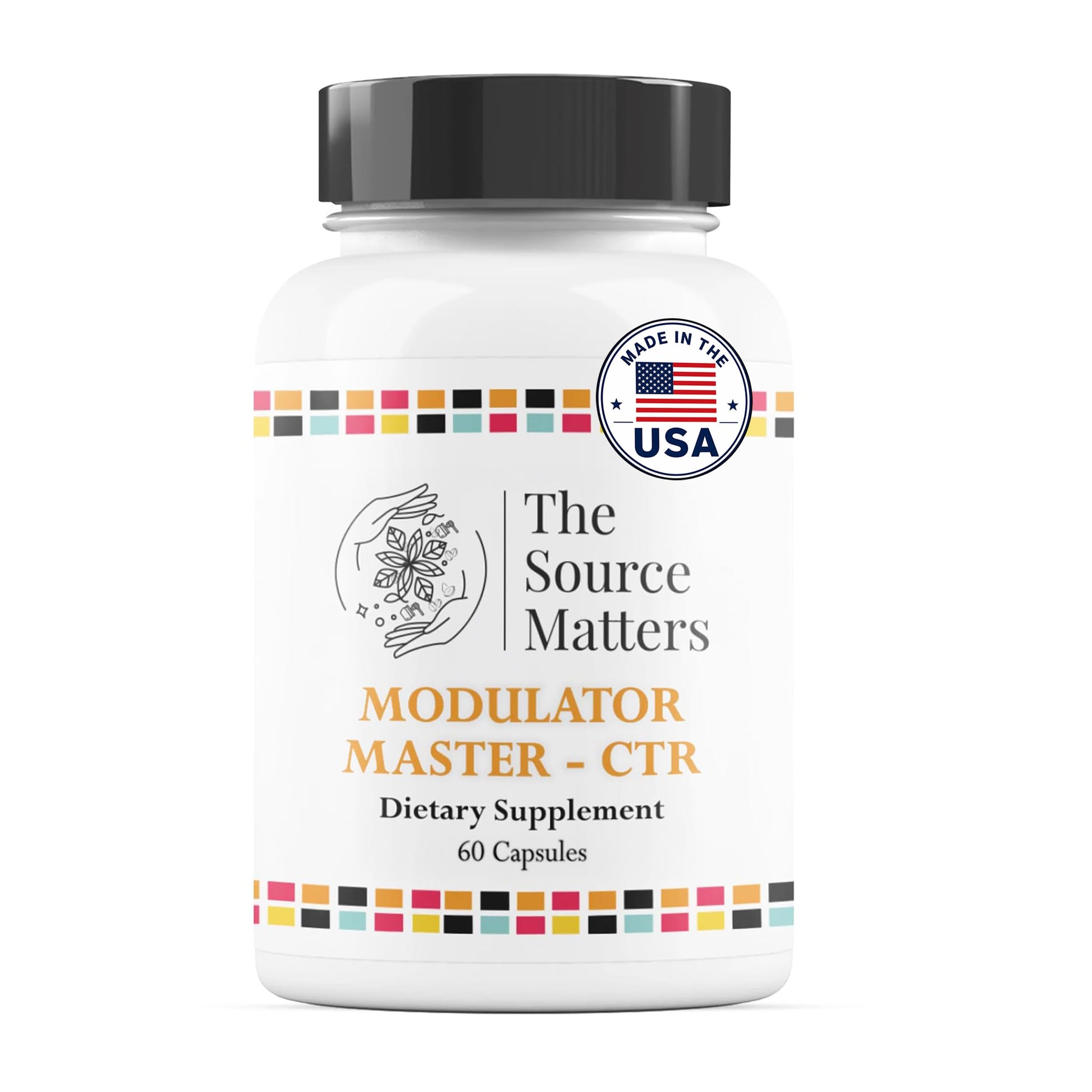 THE SOURCE MATTERS Modulator Master-CTR Dietary Supplement Full-Spectrum Turmeric Matrix with Phytonutrients for Immune System, Microbiome, and Inflammatory Pathway Support, 60 Capsules