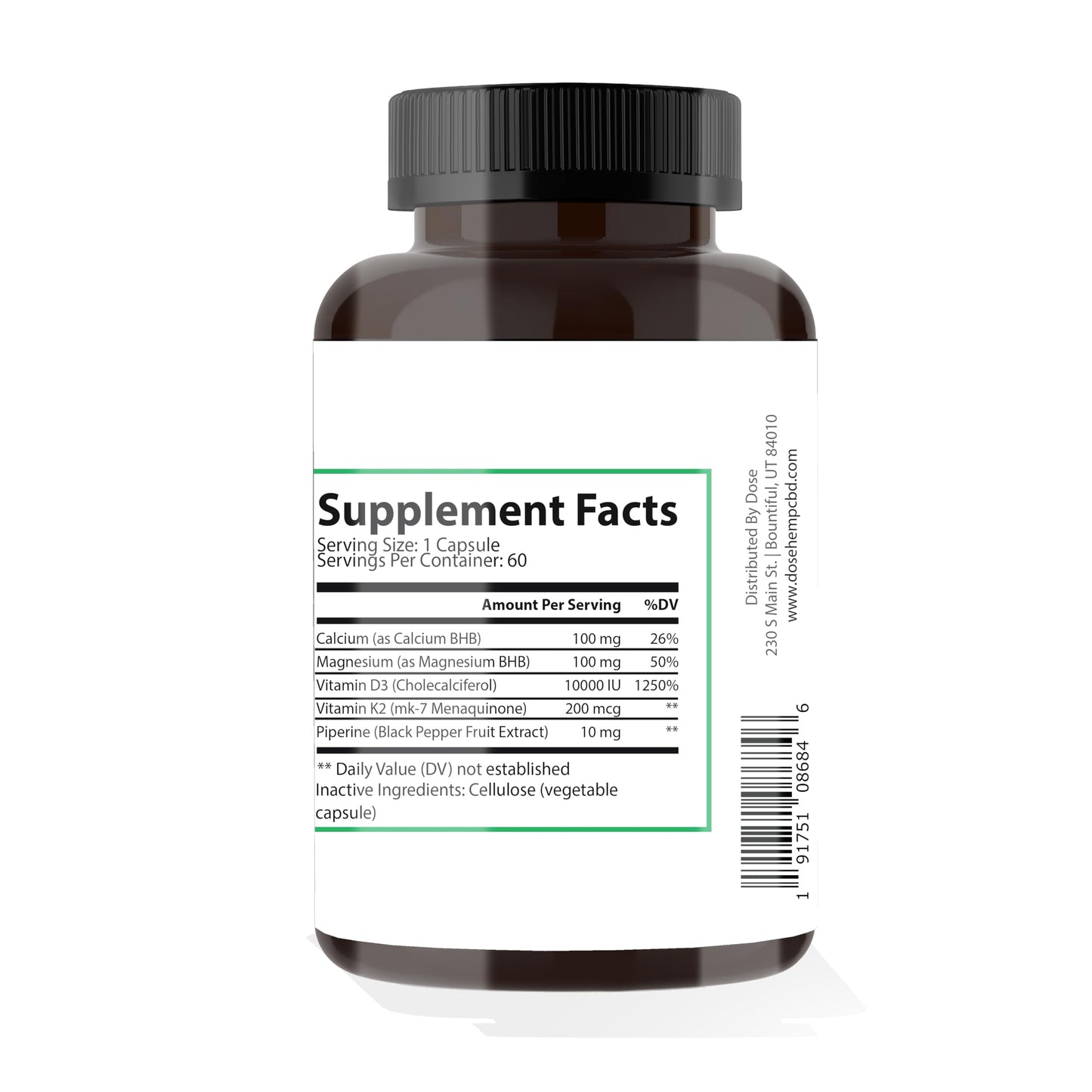 DOSE K2D3 Capsule 180 Count