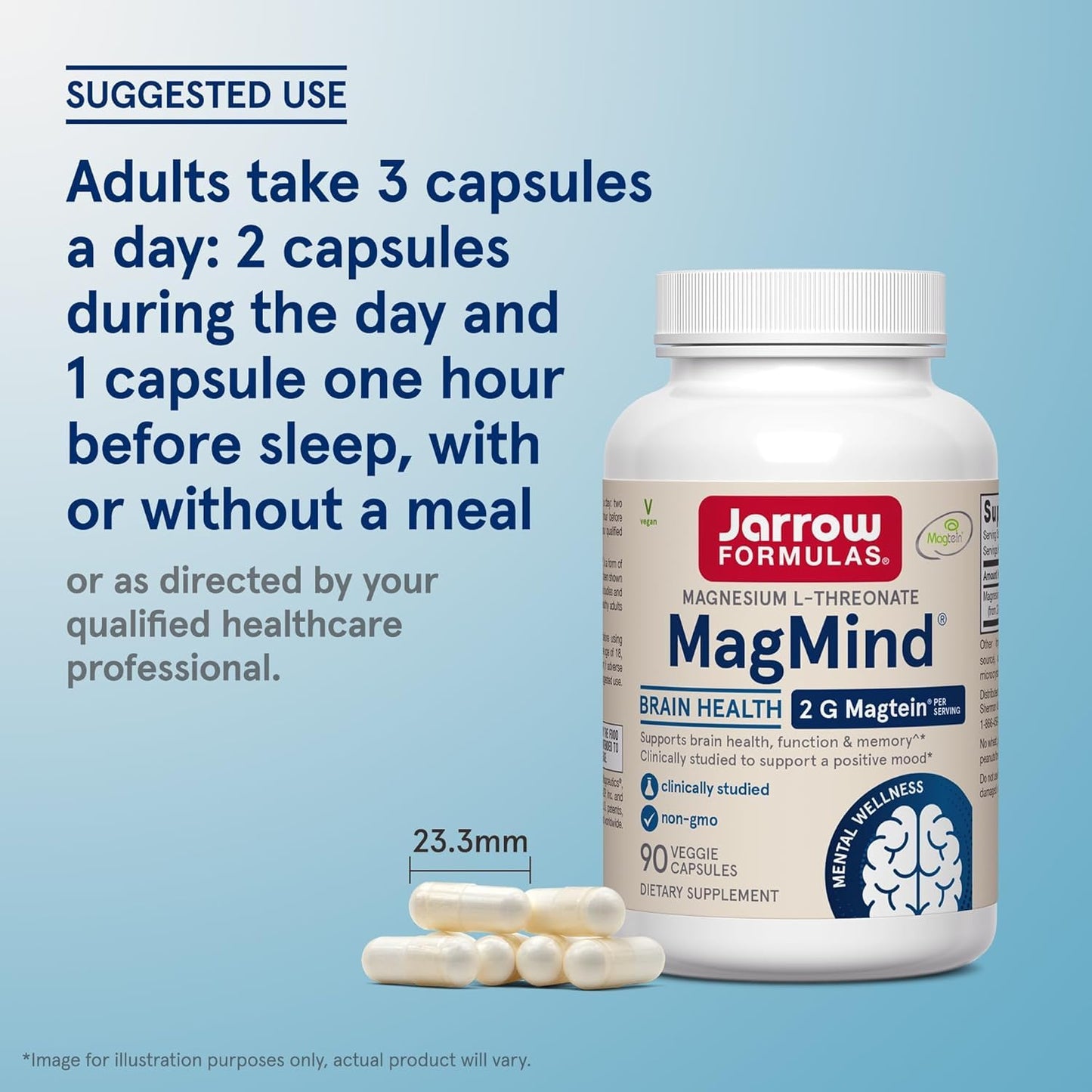 Jarrow Formulas MagMind Capsules, 180 Count