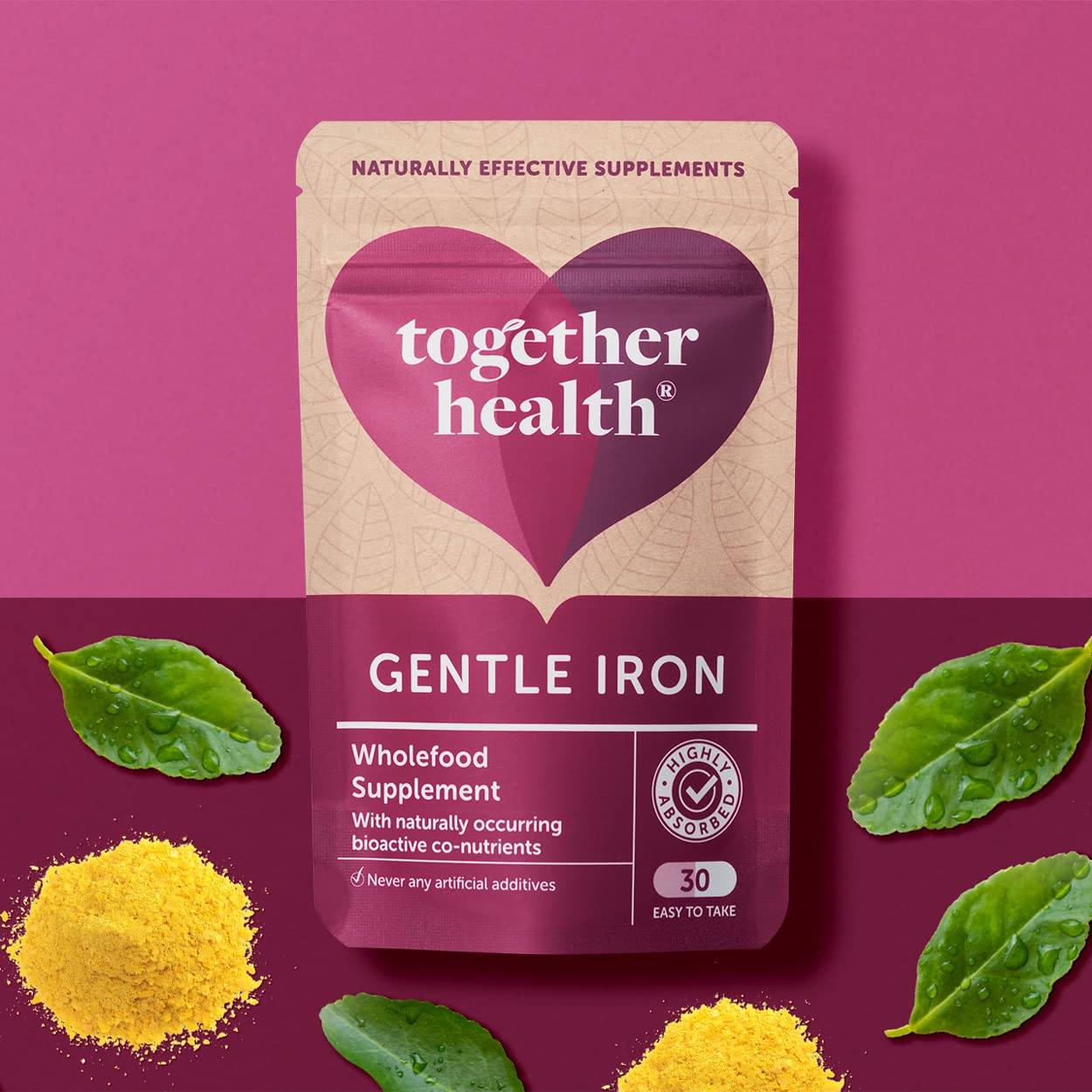 Together Gentle Iron Complex Capsules, 30 Count