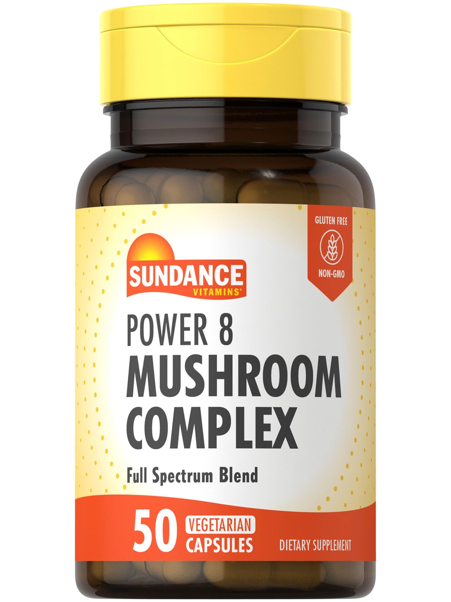Sundance Mushroom Supplement Capsules Complex with Lions Mane, 50 Capsules