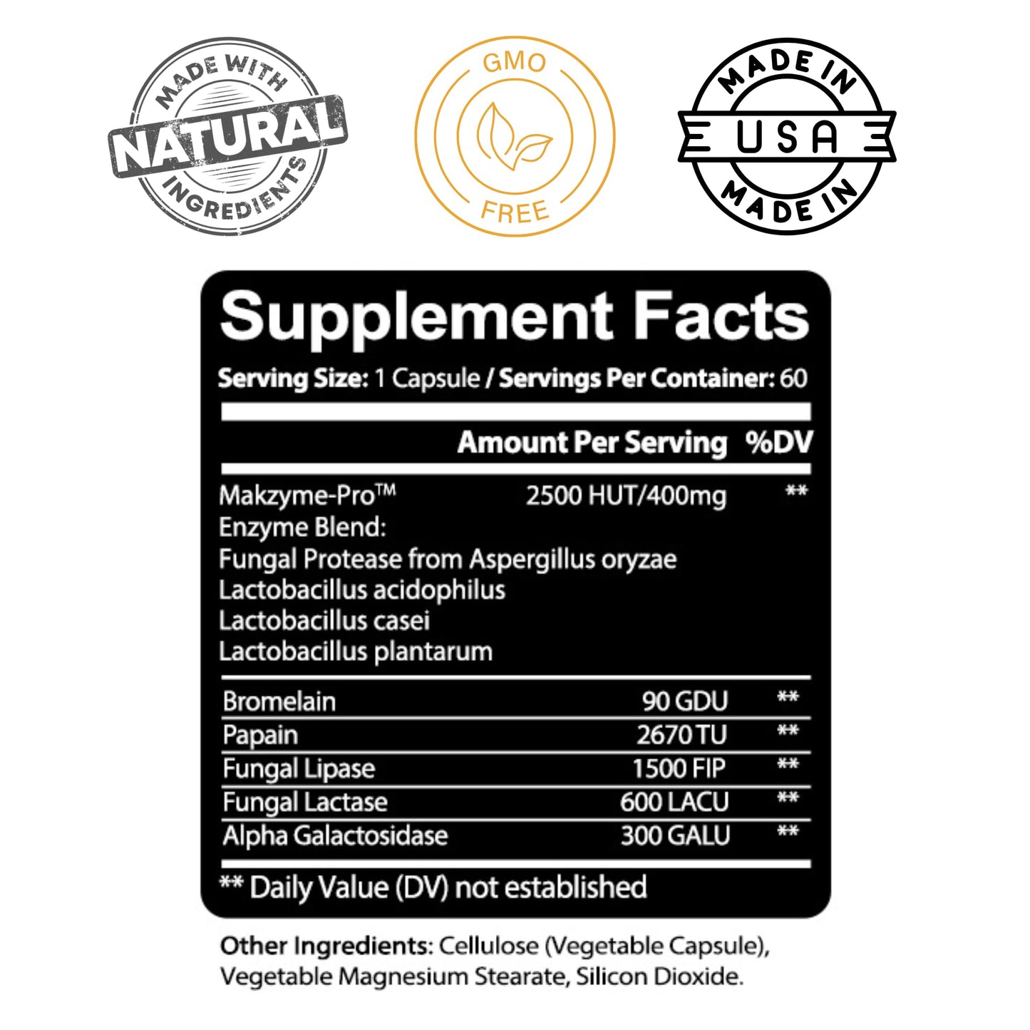 Kaya Naturals Digestive Enzymes 30 Capsules