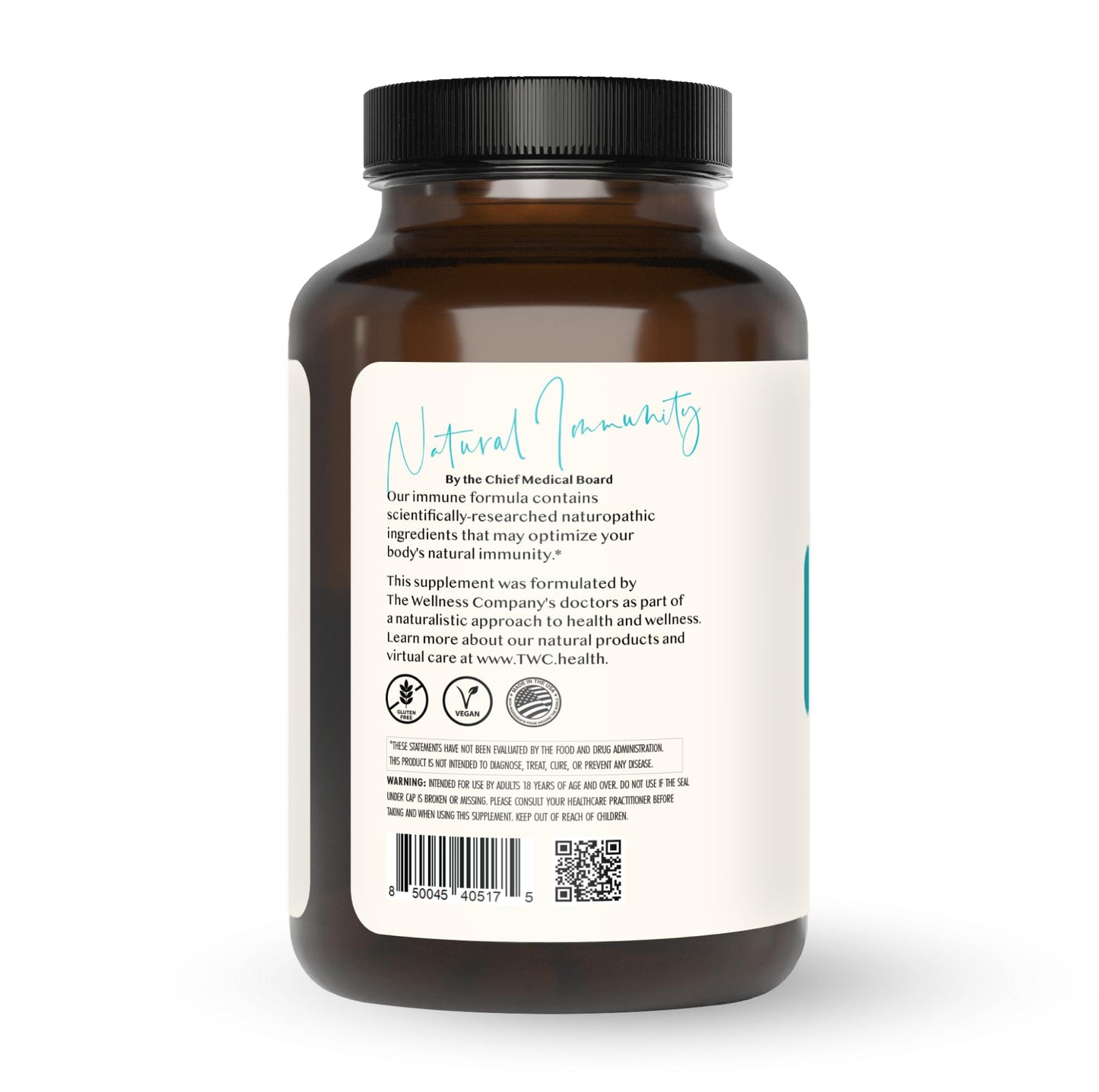The Wellness Company Natural Immunity Capsules, 120