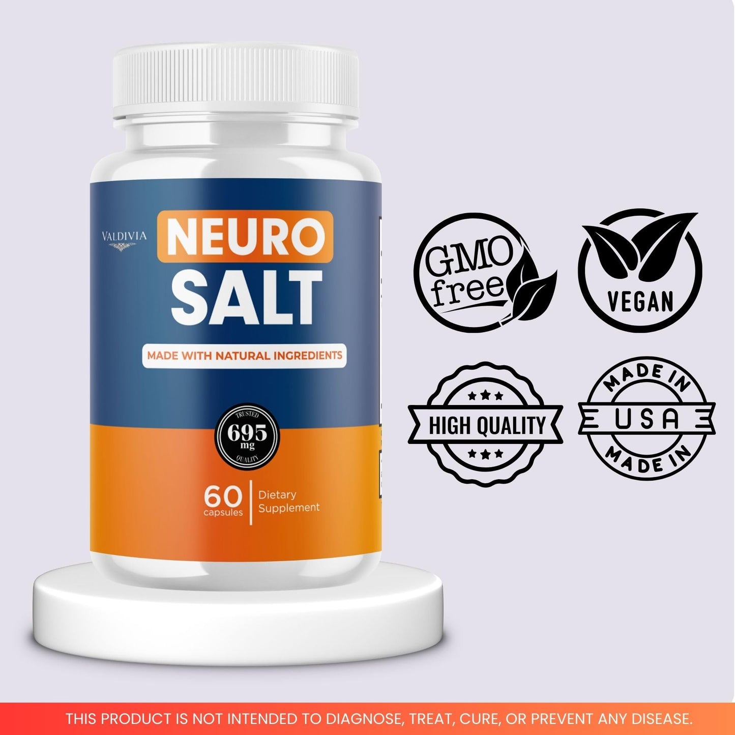 Valdivia NeuroSalt Capsules, 60 Capsules