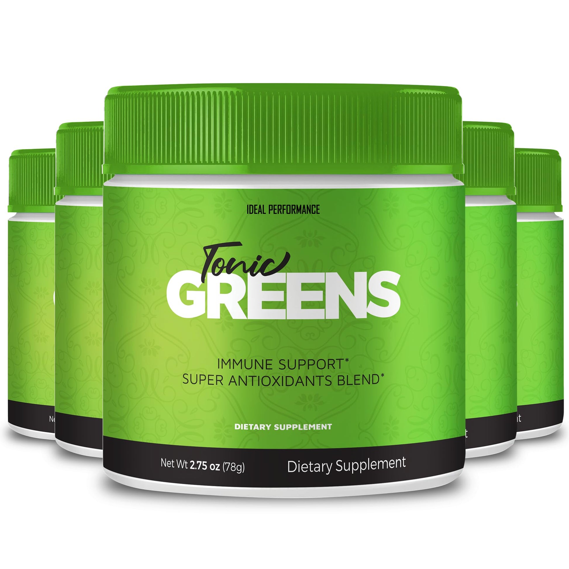 IDEAL PERFORMANCE Tonic Greens Powder Vitamin Supplement Advanced Formula 10 oz