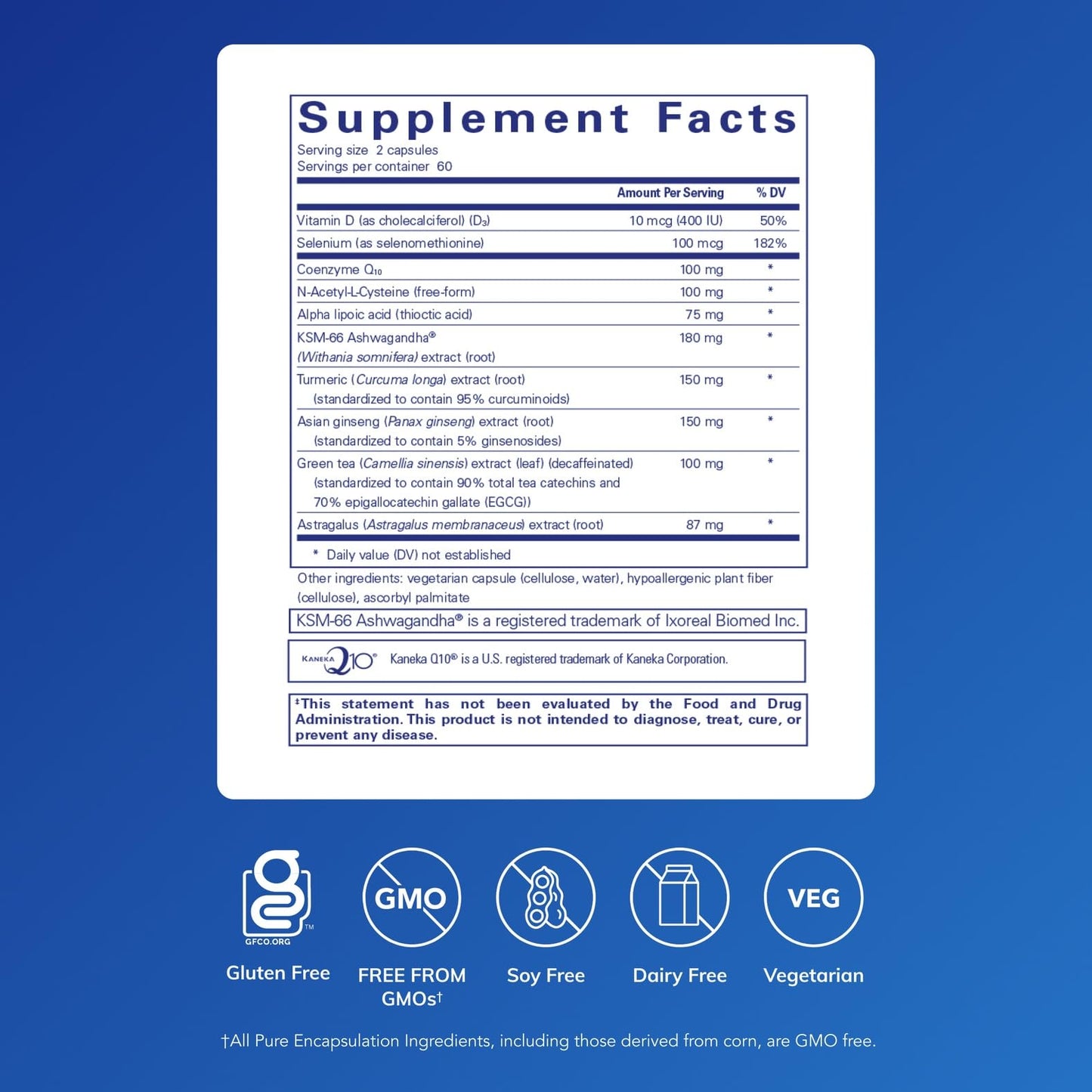 Pure Encapsulations PureCell Capsule, 120 Capsules