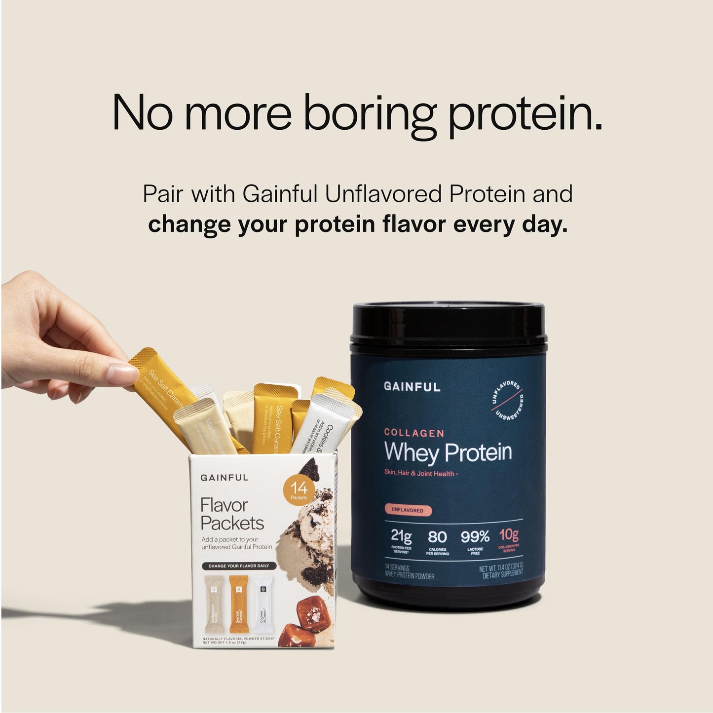 Gainful Isolate Only Whey Protein Powder, 18.8