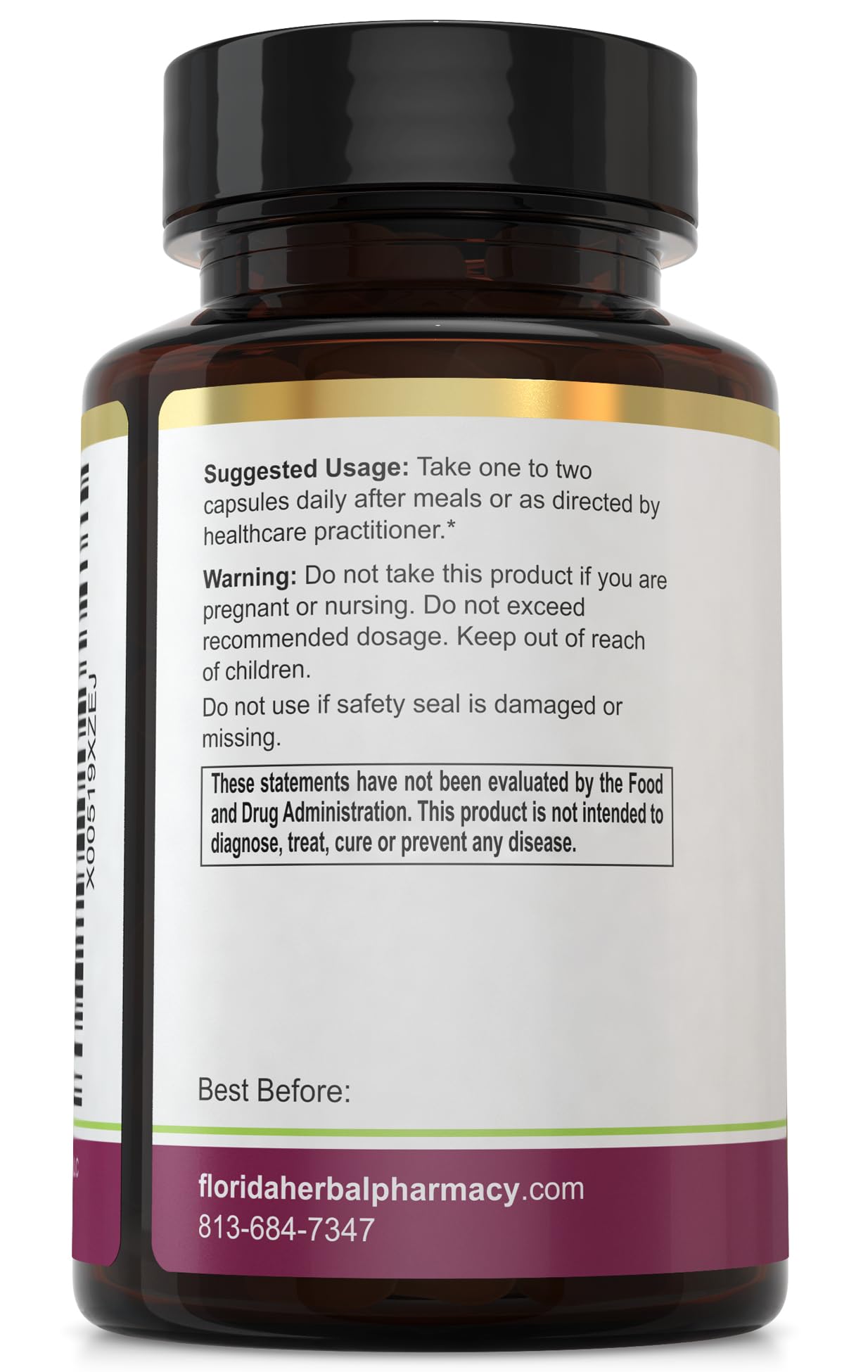 Florida Herbal Pharmacy Red Grape Extract Capsule 120 Count