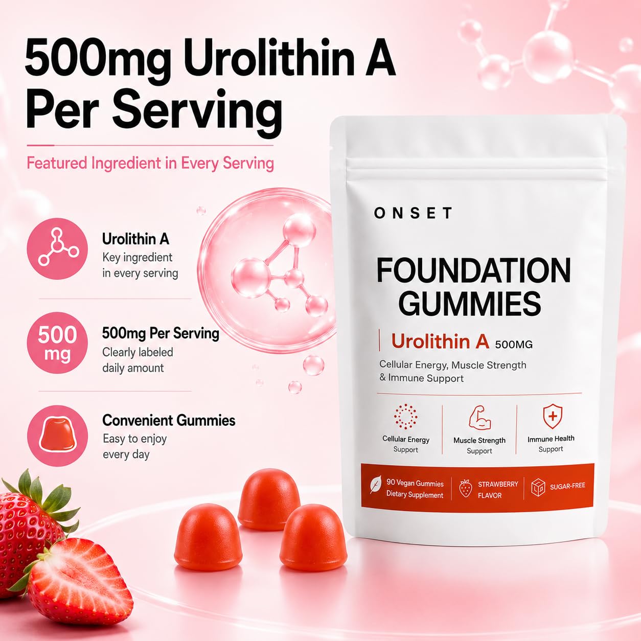 Onset Foundation Urolithin A Supplement Capsule, 1 Capsule