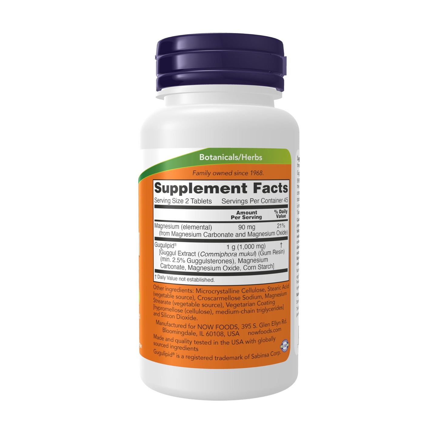 NOW Foods Guggul Extract 500 mg Tablet 90 Tablets
