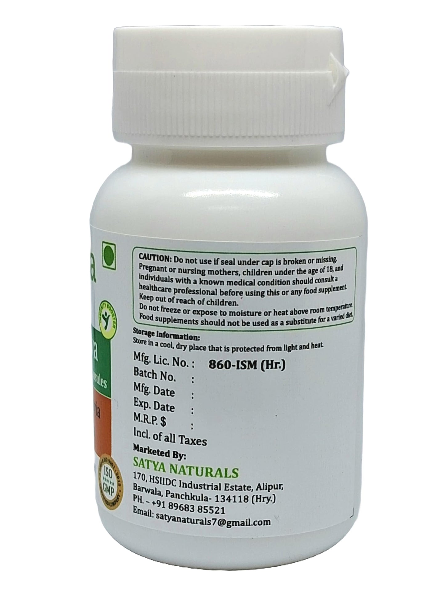 Satya Naturals Punarnava Forte Capsule 500 mg, 60 Capsules