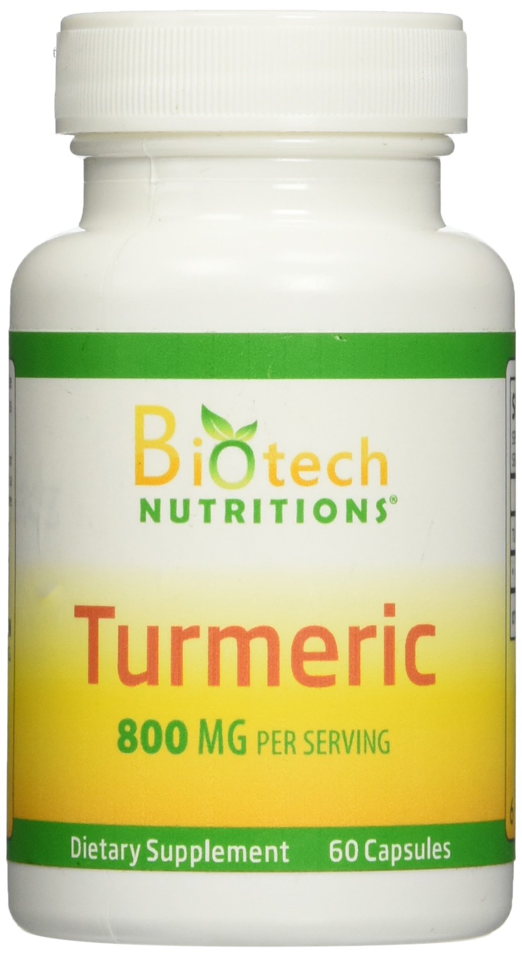 Biotech Nutritions All Natural Turmeric Veggie, 6 Capsules