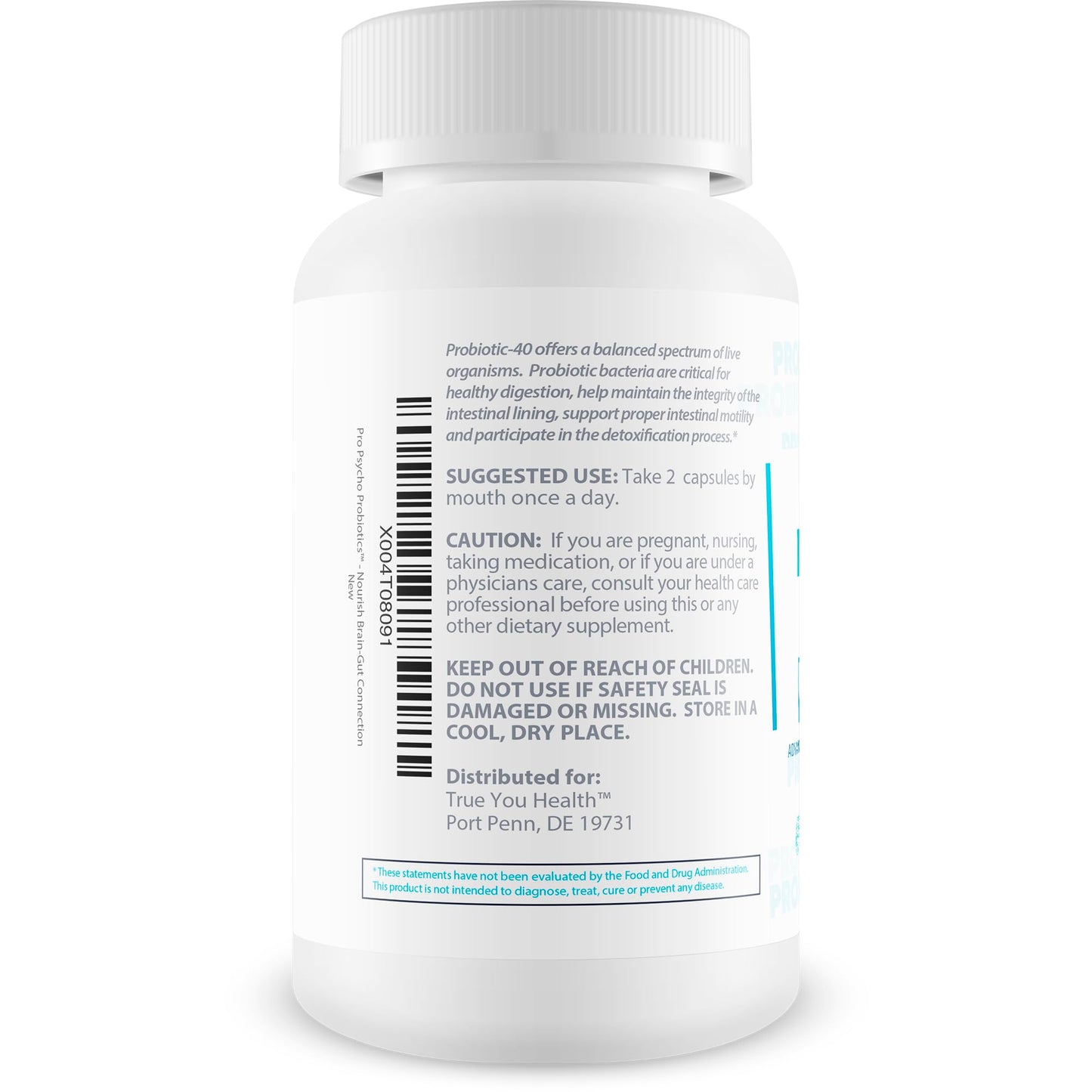 True You Health Pro Psycho Probiotics Capsule, 60 Count