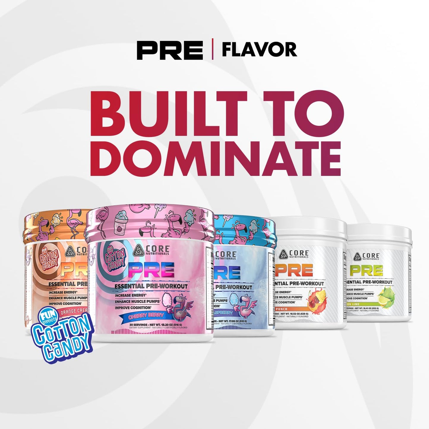 Core Nutritionals Essential Pre Workout Powder 19.2