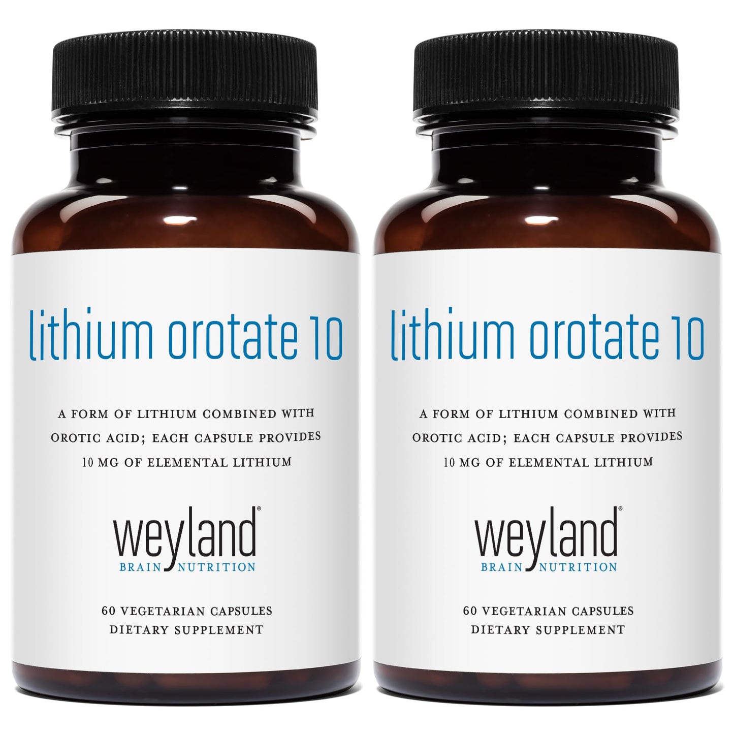 Weyland Brain Nutrition Lithium Orotate 120 Capsules