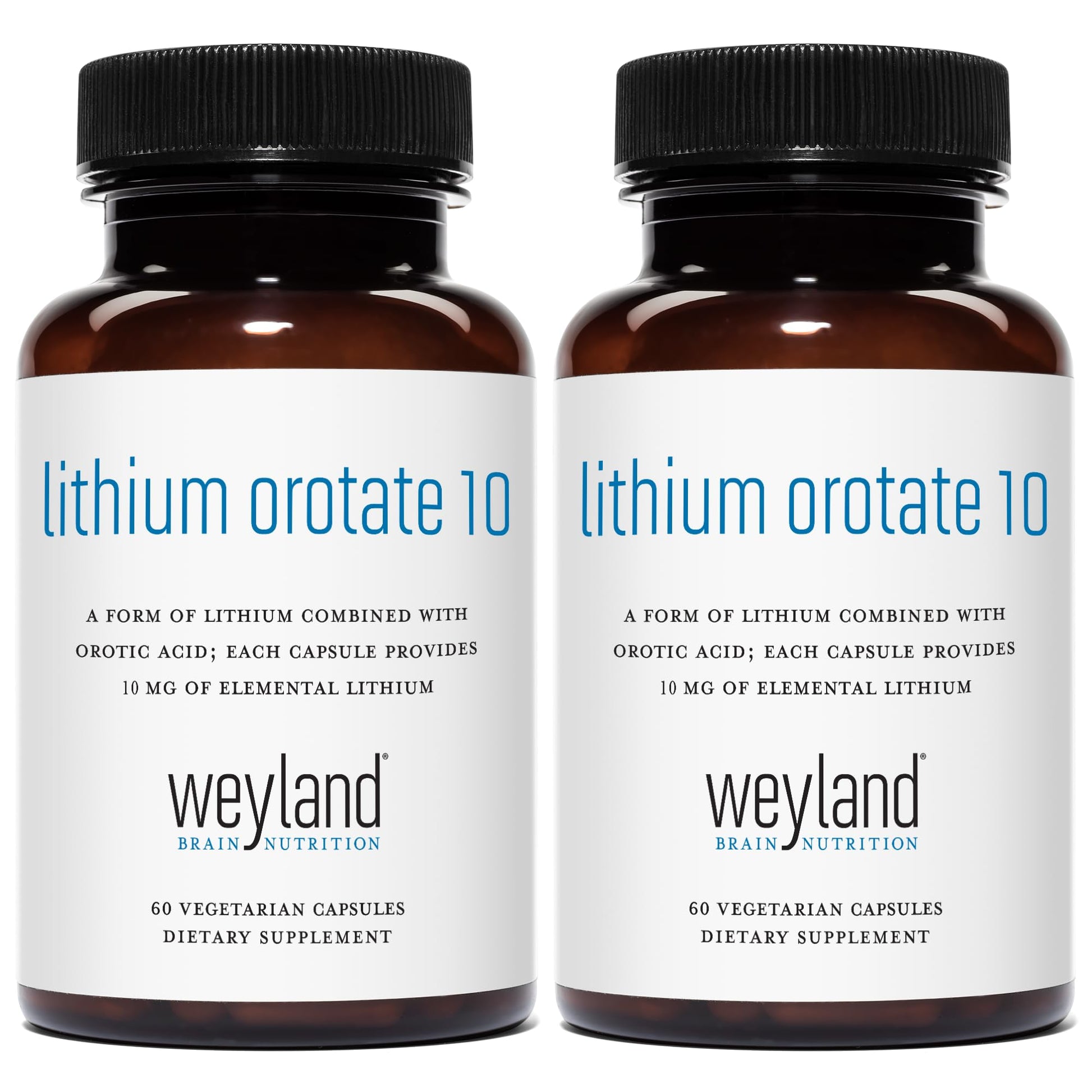 Weyland Brain Nutrition Lithium Orotate 120 Capsules