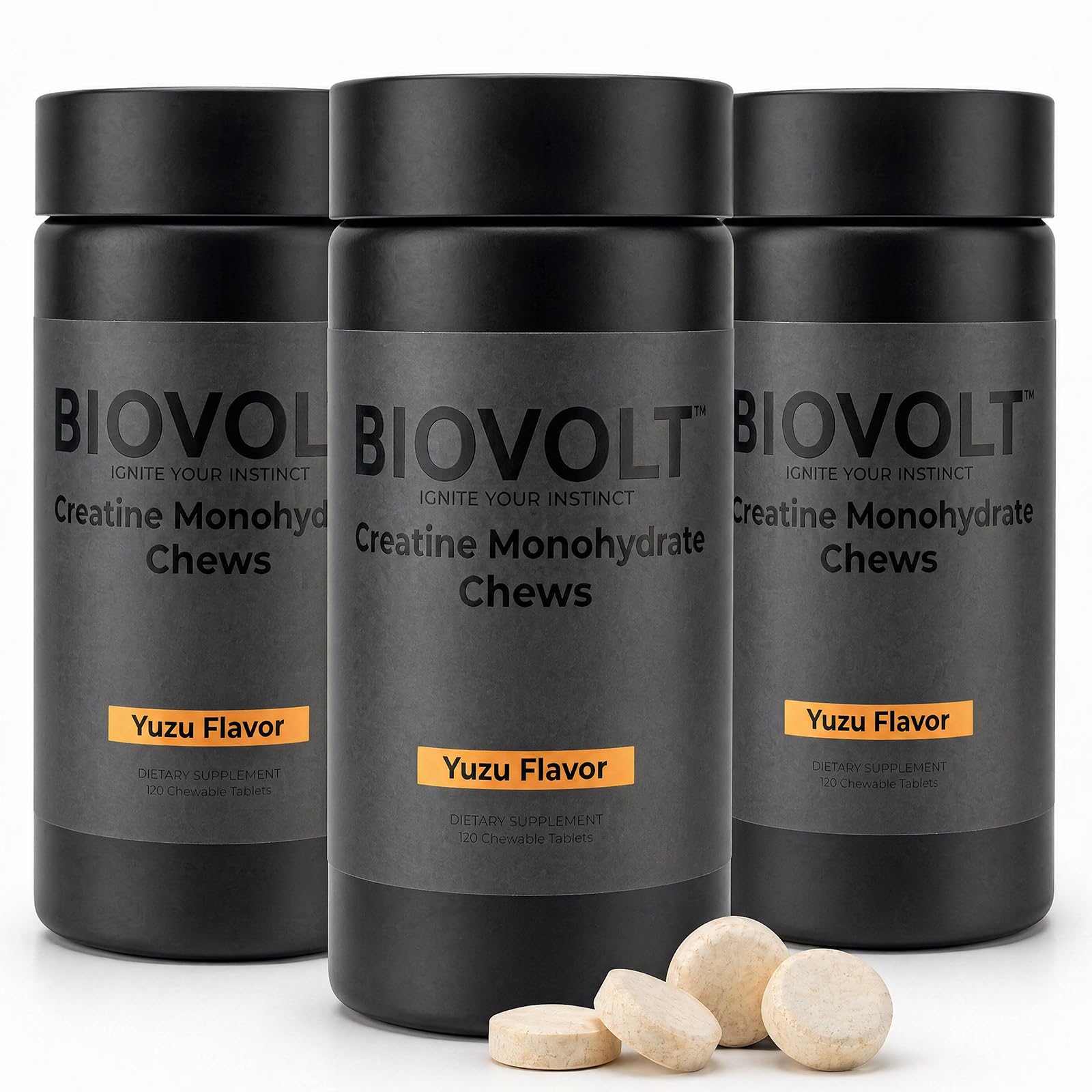 BIOVOLT Creatine Monohydrate 5000mg Chewable 360 Tablets