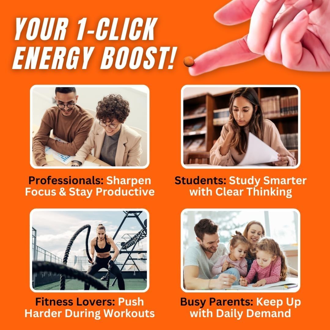 SHO Vegan Energy & Focus Supplements Softgel 60 Count