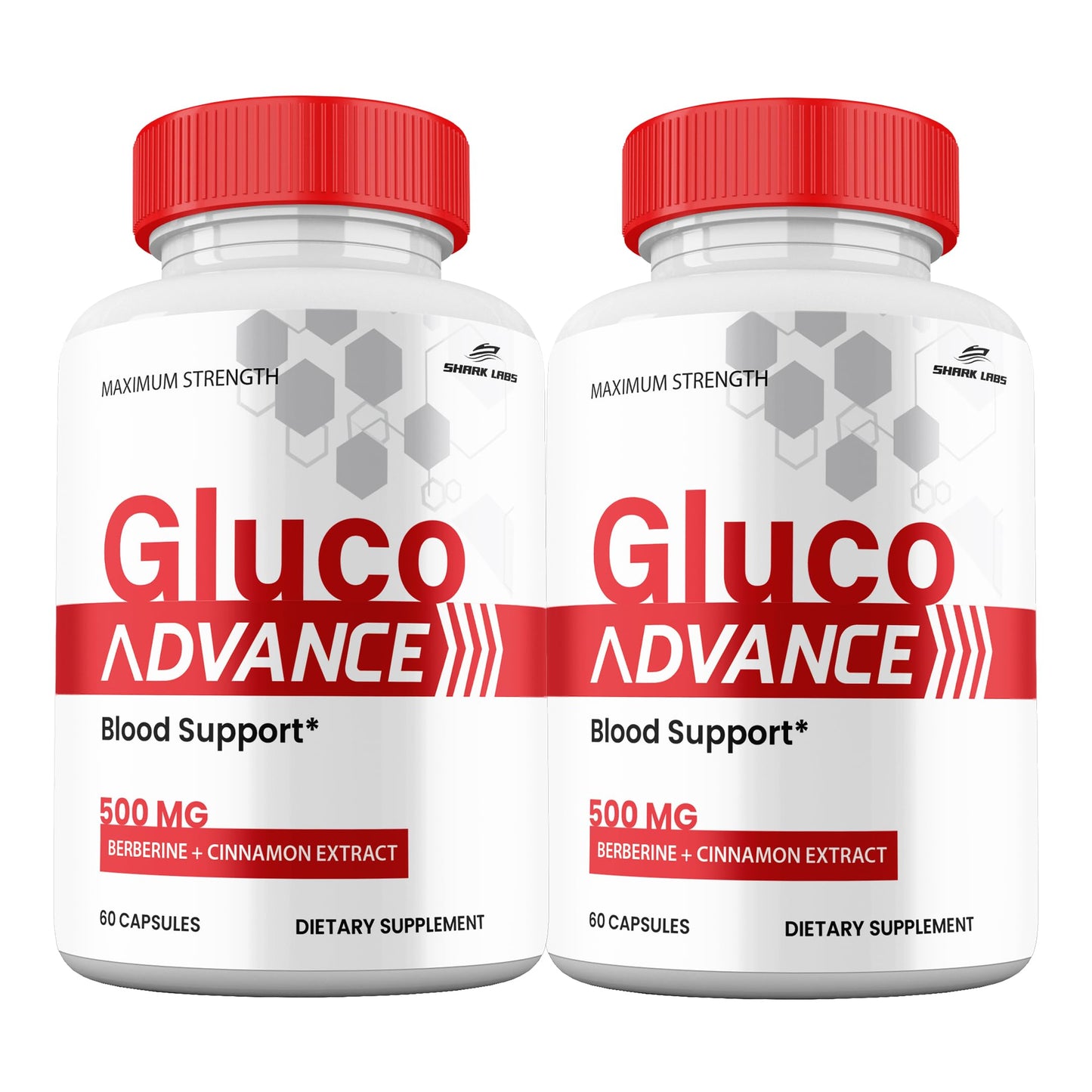 Shark Labs Gluco Advance Capsules, 60 Capsules