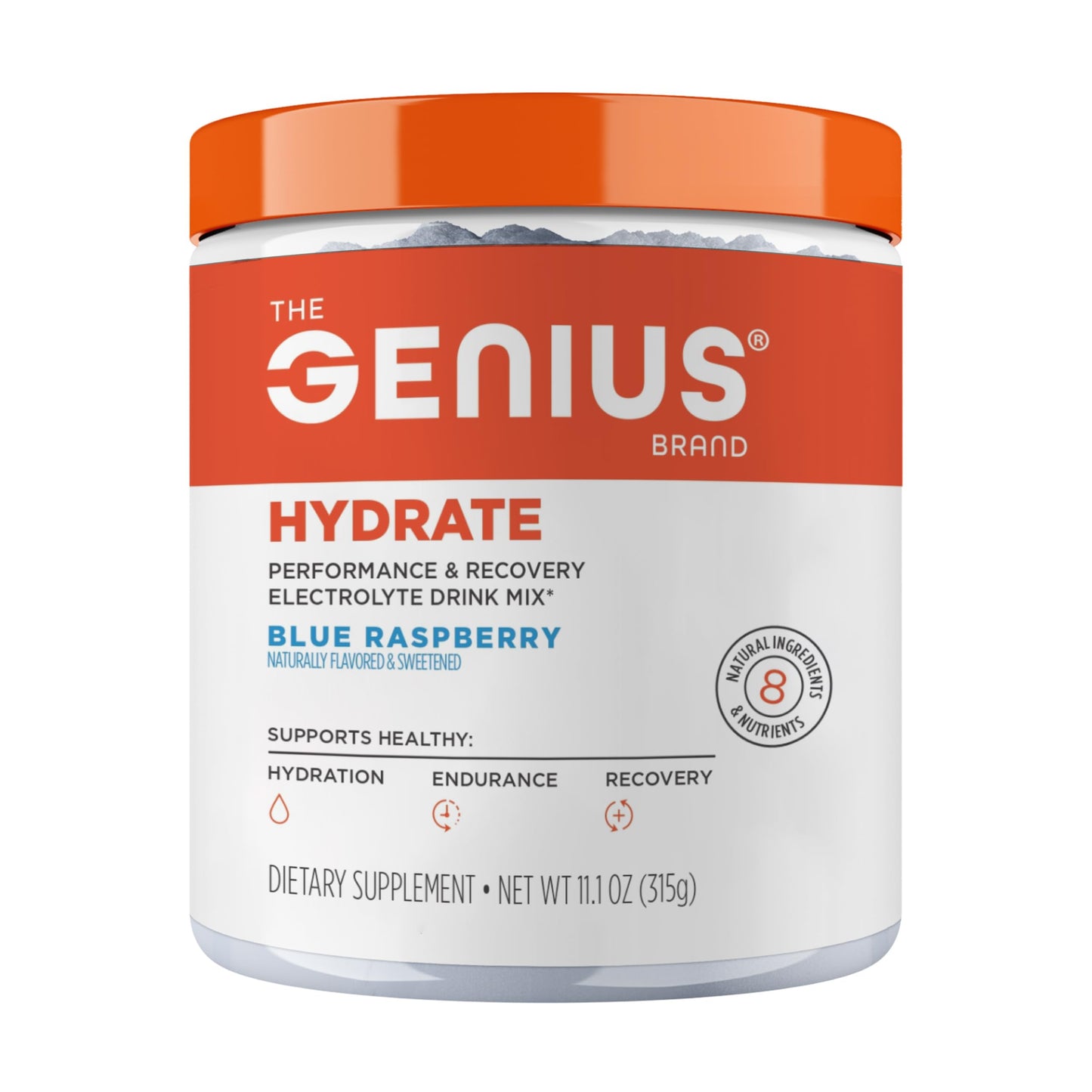 The Genius Brand Genius Hydrate Powder 11.11 Ounce