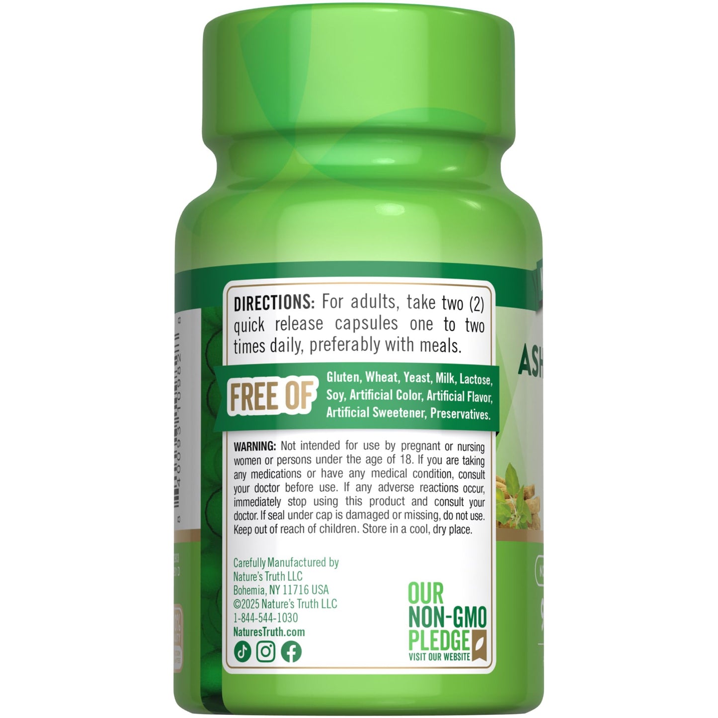 Nature's Truth Ashwagandha Capsules 90 Count