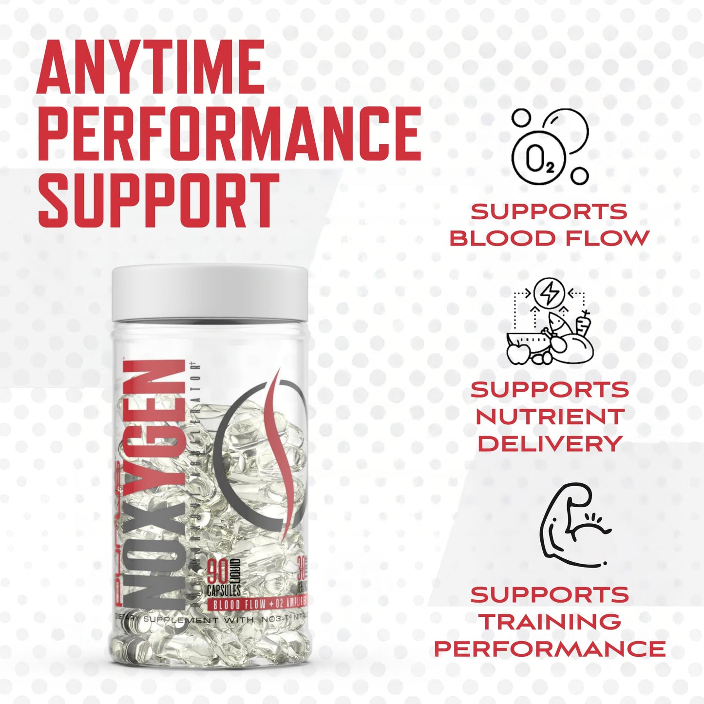 Purus Labs NOXygen Liquid Capsules Pre-Workout Accelerator Capsule 90 Capsules