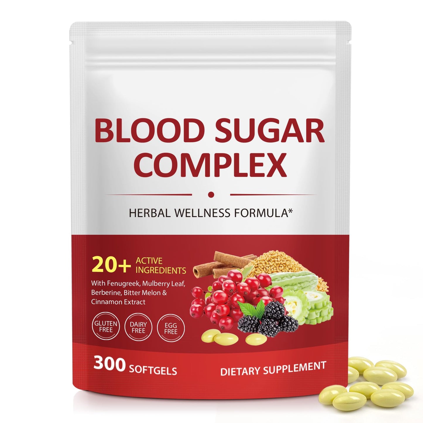 Nyloriaine Blood Sugar Complex Capsule, 300 Capsules