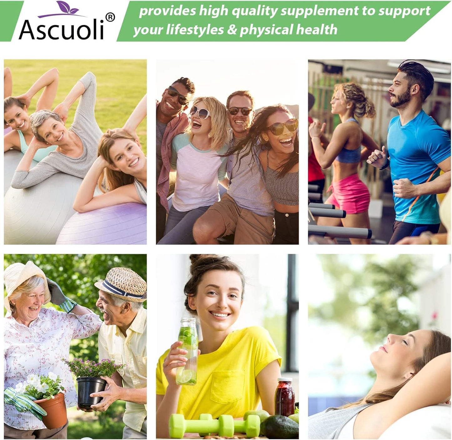 Ascuoli NMN + Trans-Resveratrol Tablet, 120 Count