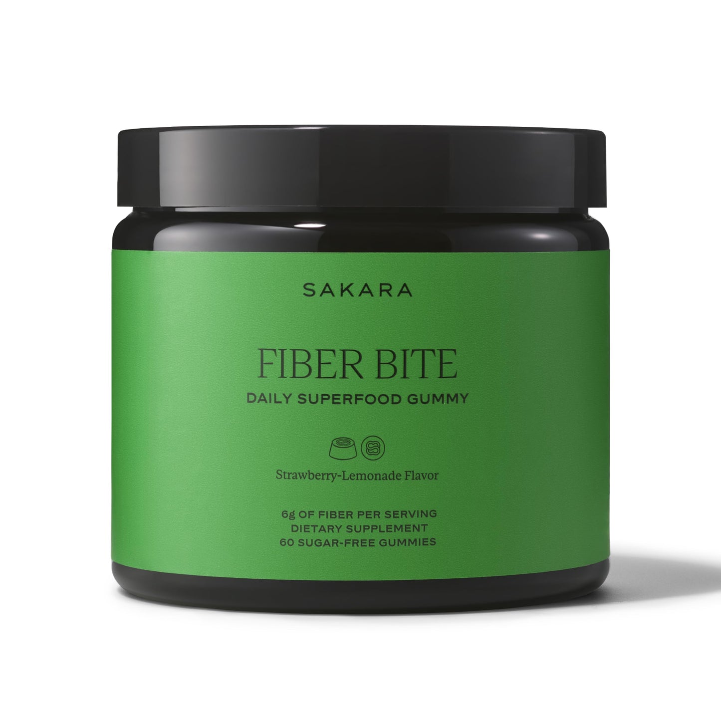 SAKARA Fiber for Gut Health & Digestive Support Gummies, 60 Count