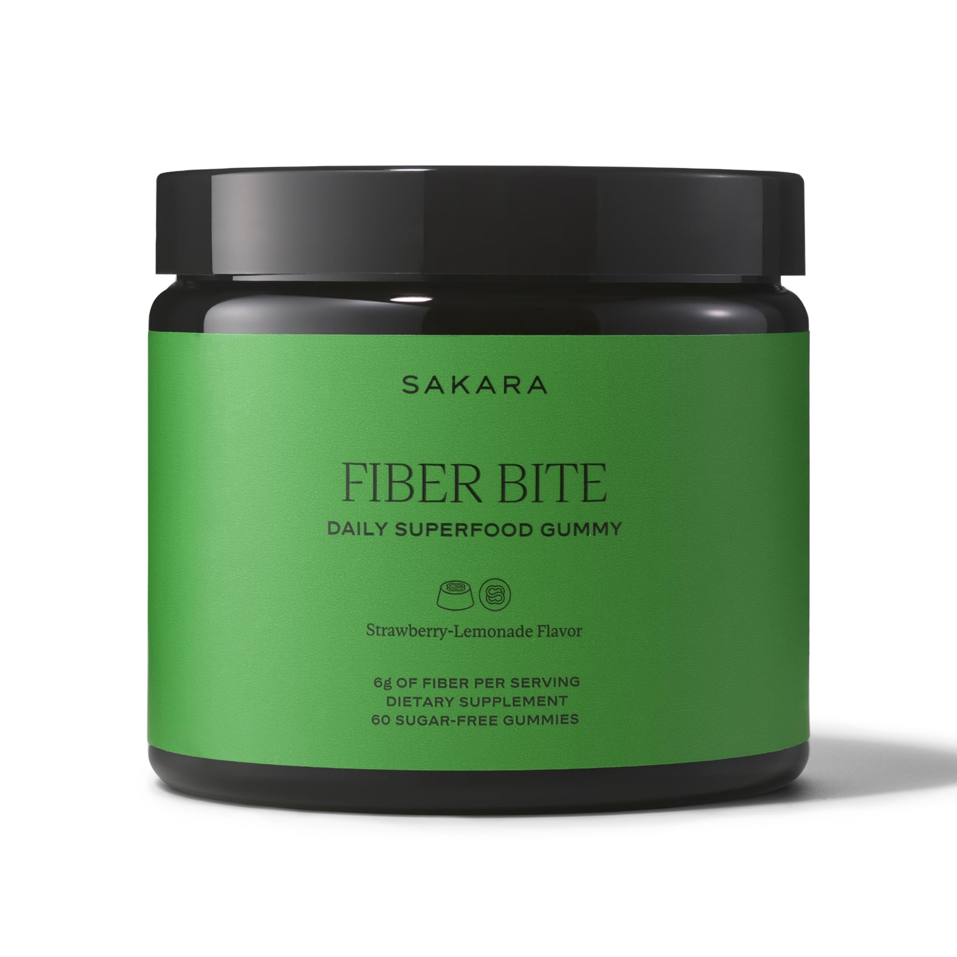 SAKARA Fiber for Gut Health & Digestive Support Gummies, 60 Count