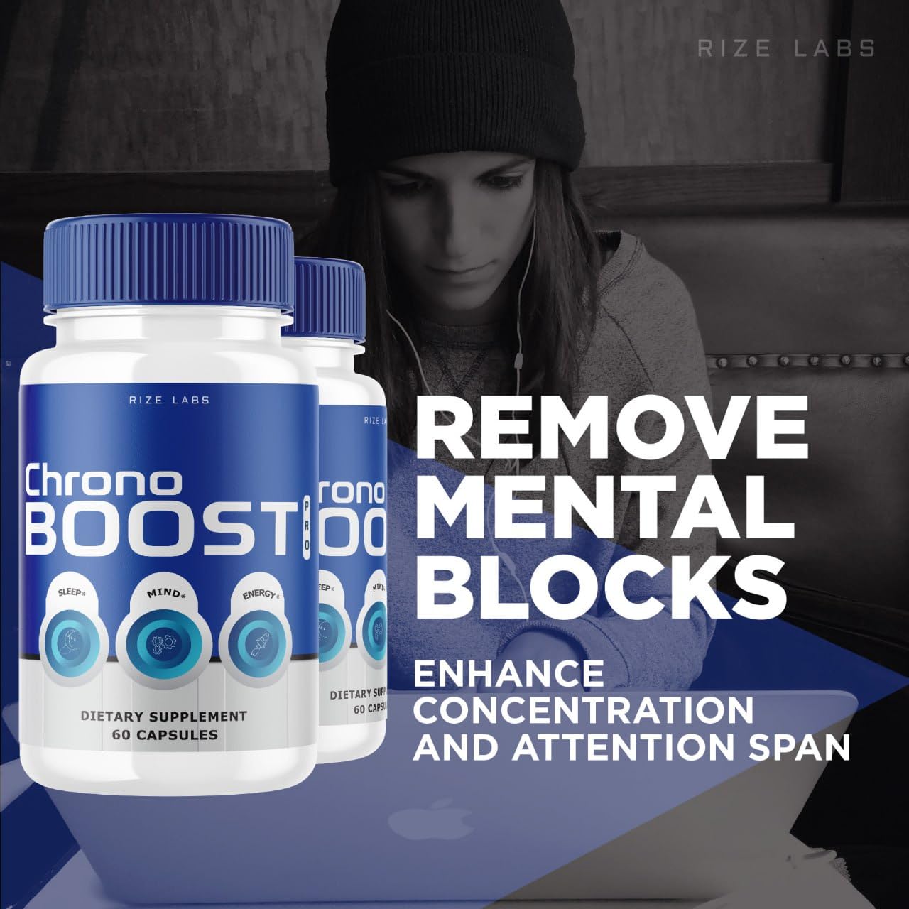 Rize Labs Chrono Boost Pro Capsules 120 Capsules
