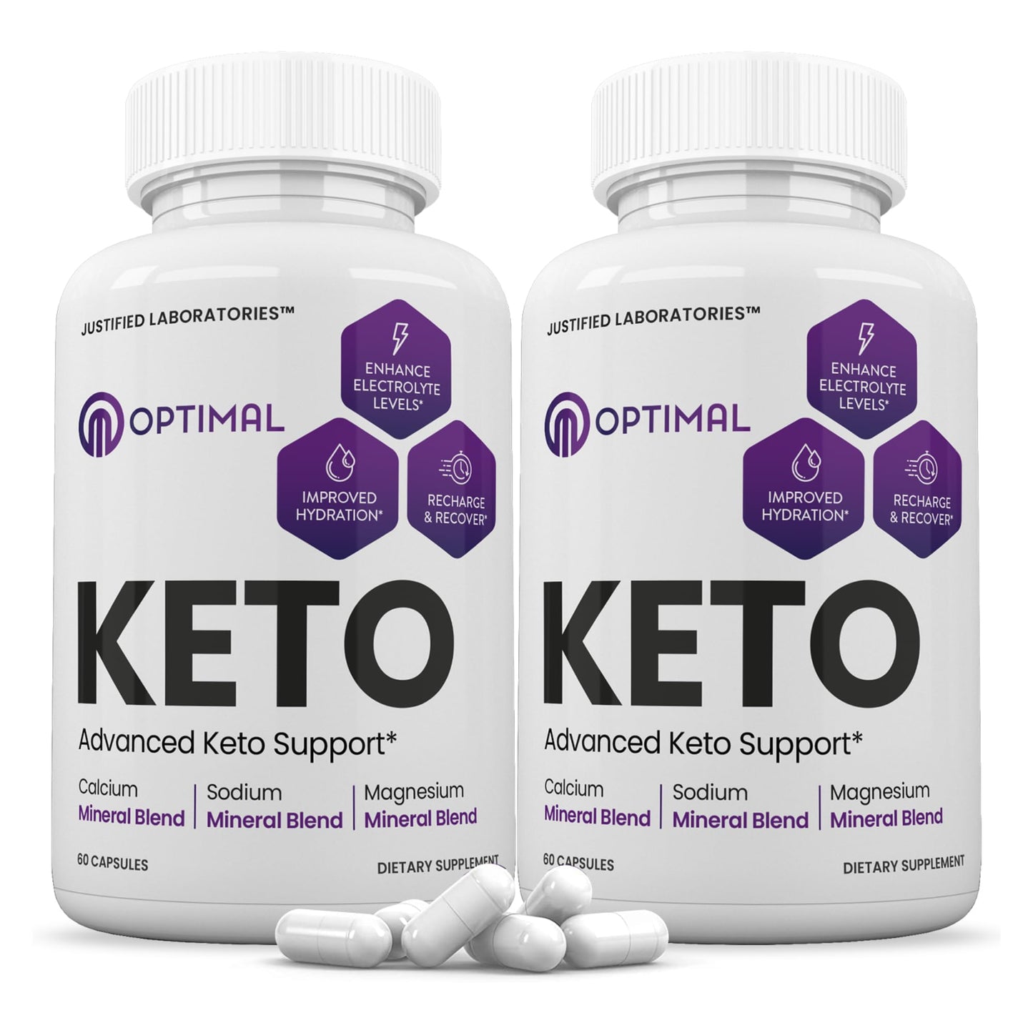 Justified Laboratories Optimal Keto 60 Capsules
