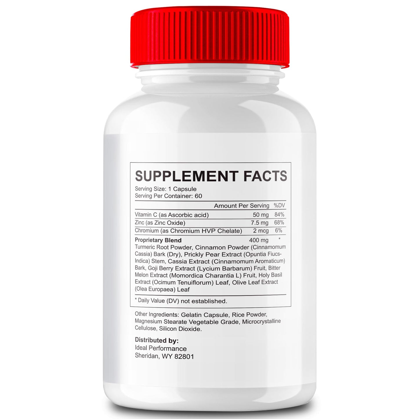 IDEAL PERFORMANCE Glucozen Capsules, 300 Count