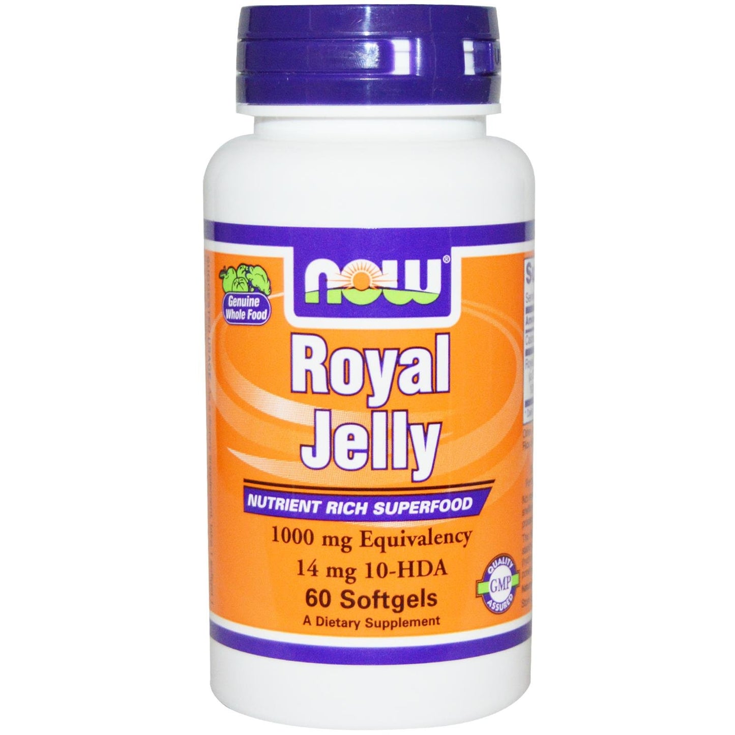 NOW Foods Royal Jelly 1000 mg Capsule, 1 Count