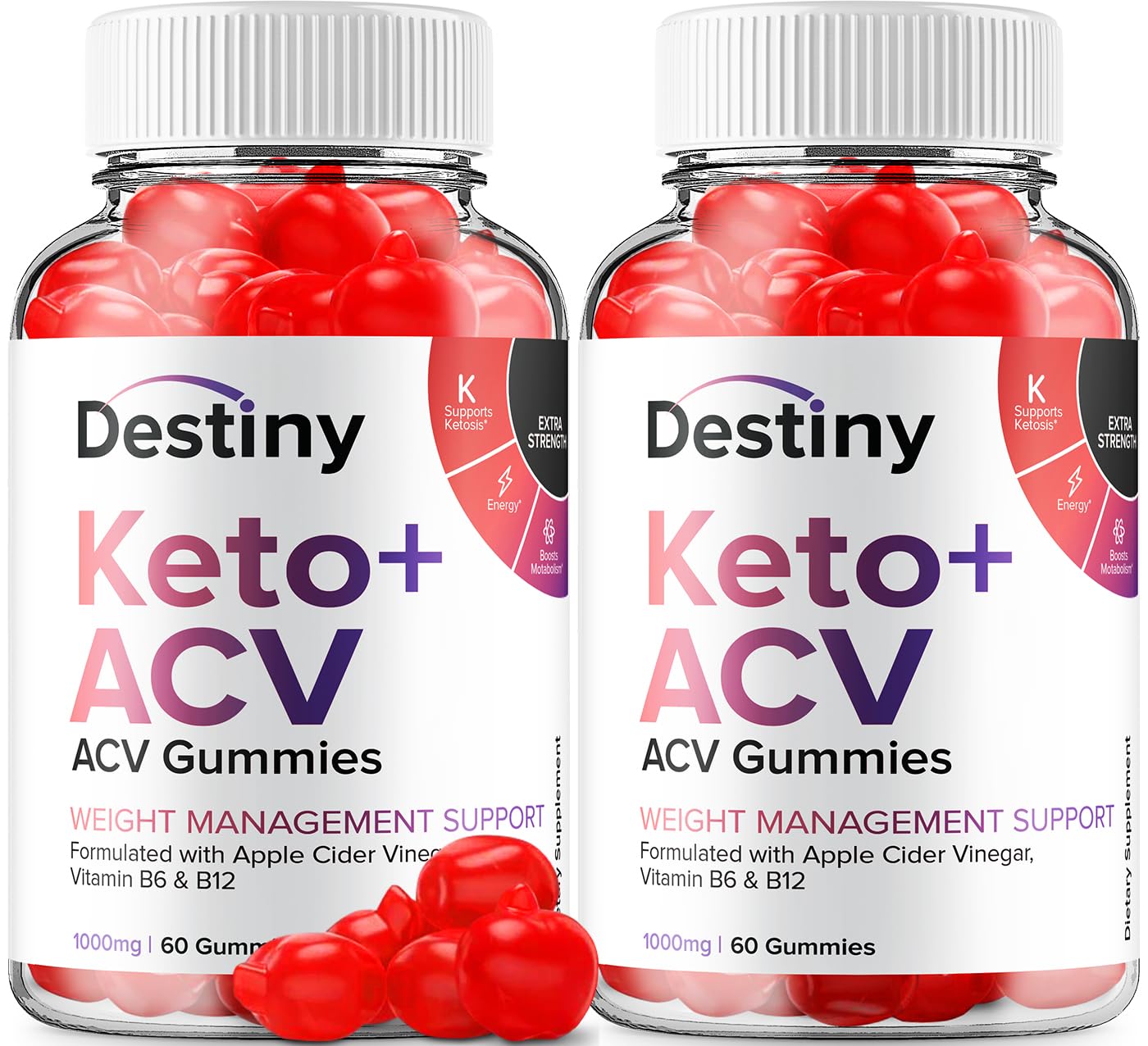 Indelo Destiny Keto ACV Gummies 120 Gummies