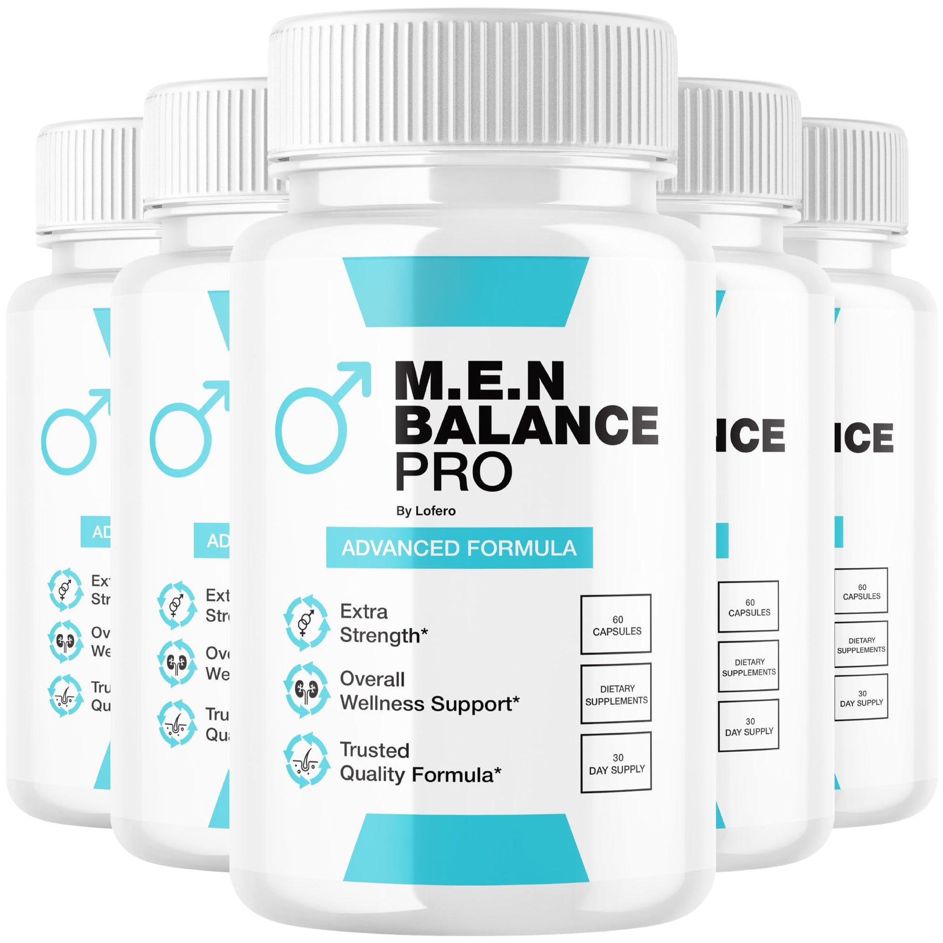 Lofero Men Balance Pro M.E.N Max Triple Action Formula Capsules 300 Count