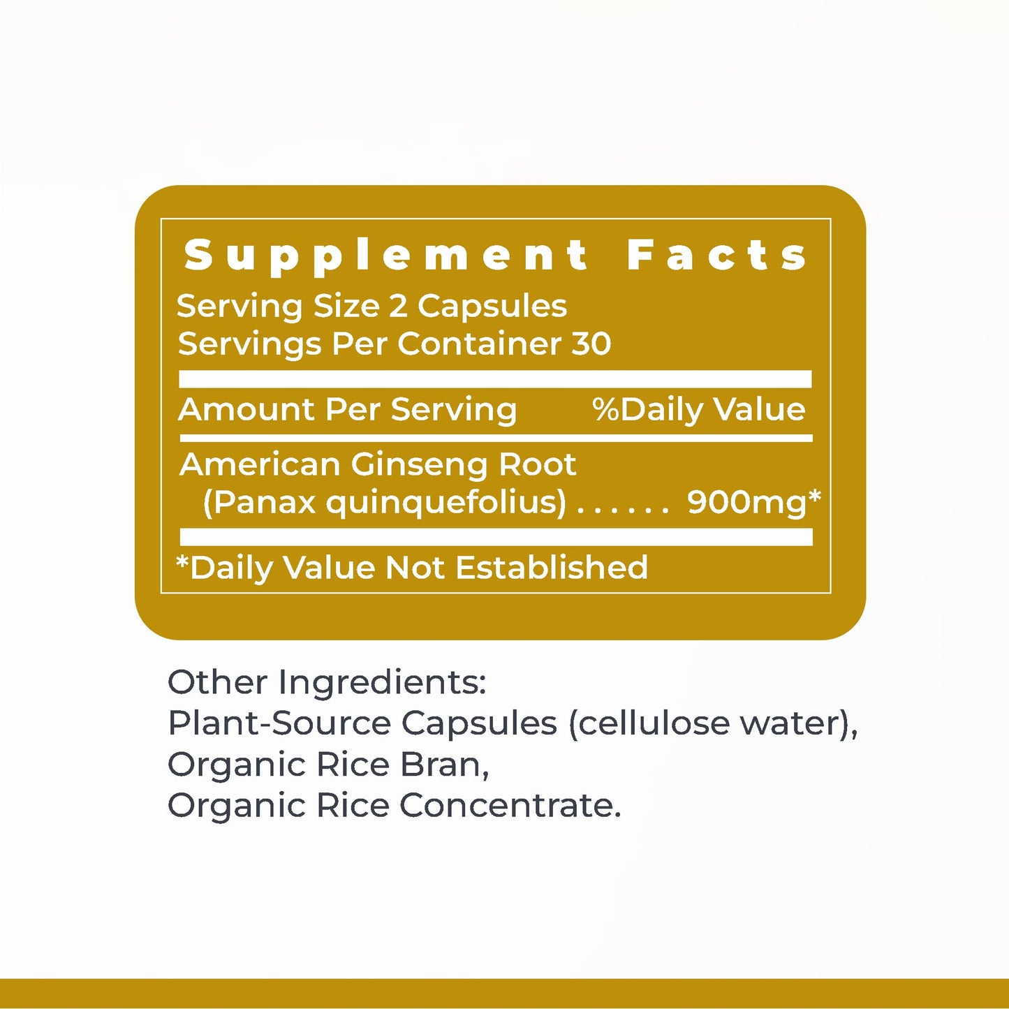 Premier Research Labs American Ginseng Supplement, 60 Capsules