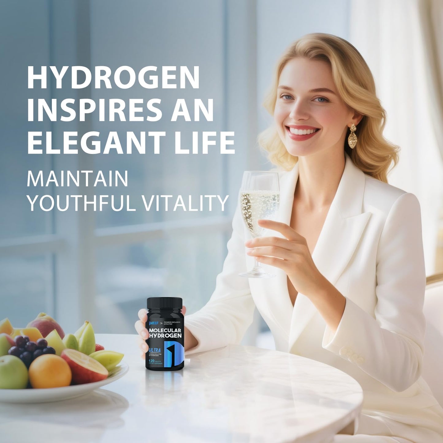 Selvique Hydrogen Water Tablets Tablet 120 Count