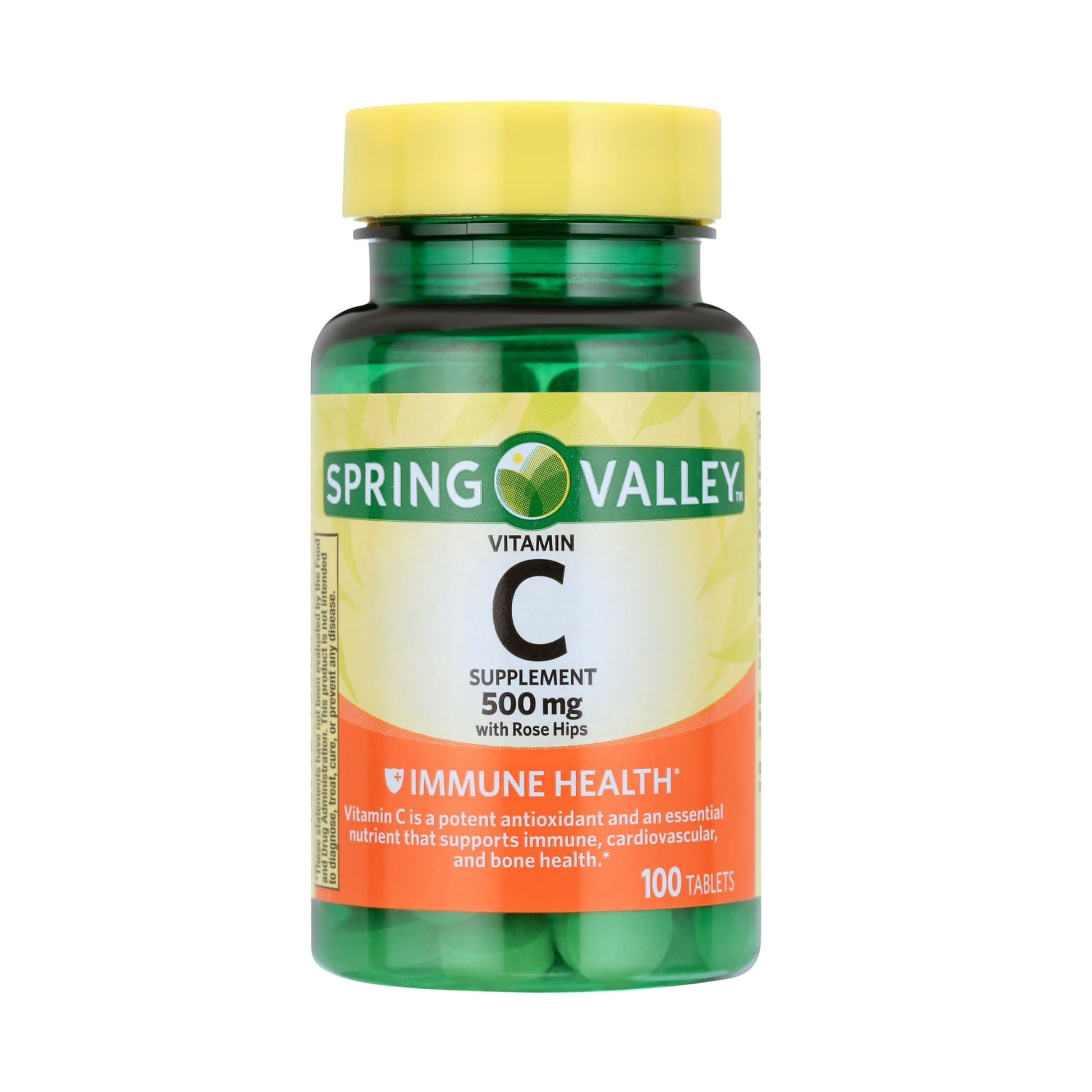 Unique Bundle Store Vitamin C 500mg with Rose Hips – 100 Tablets