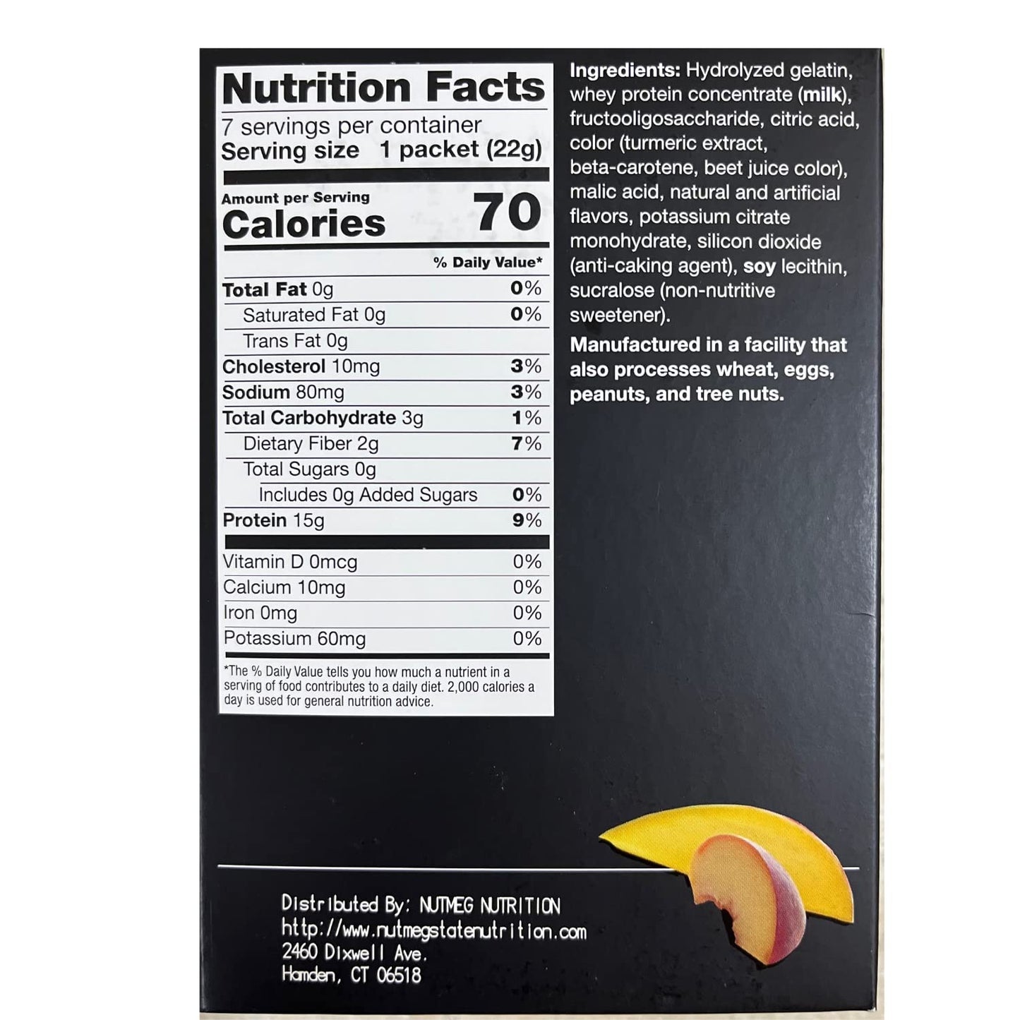 ProtiFit High Protein Peach Mango Fruit Drink Powder, 3 Pack