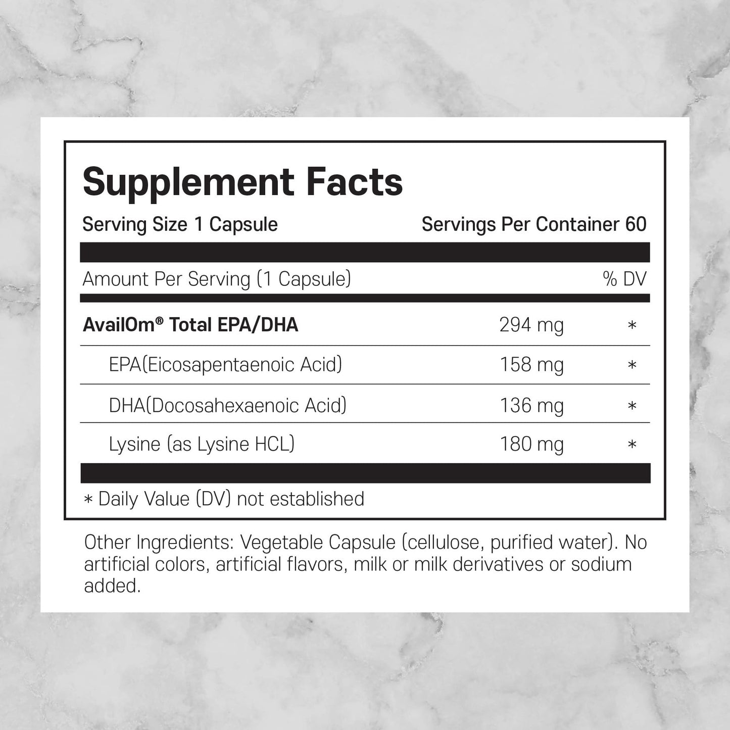 Philosophy Nutrition Solid Omega-3 Capsules, 60 Count