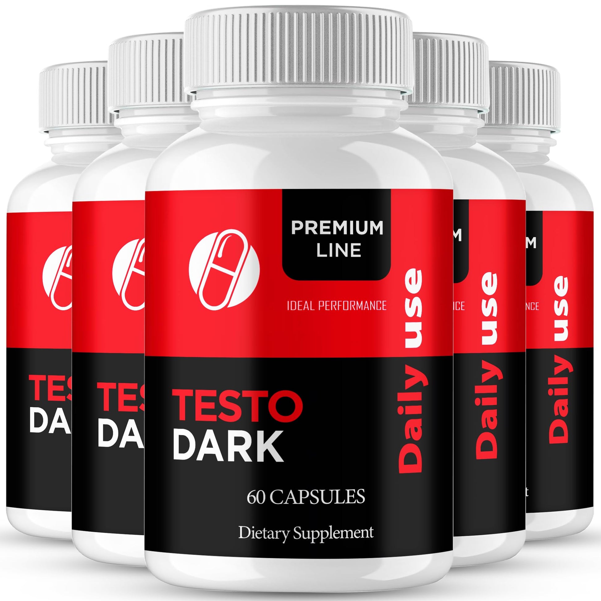 IDEAL PERFORMANCE TestoDark Capsules, 300 Capsules